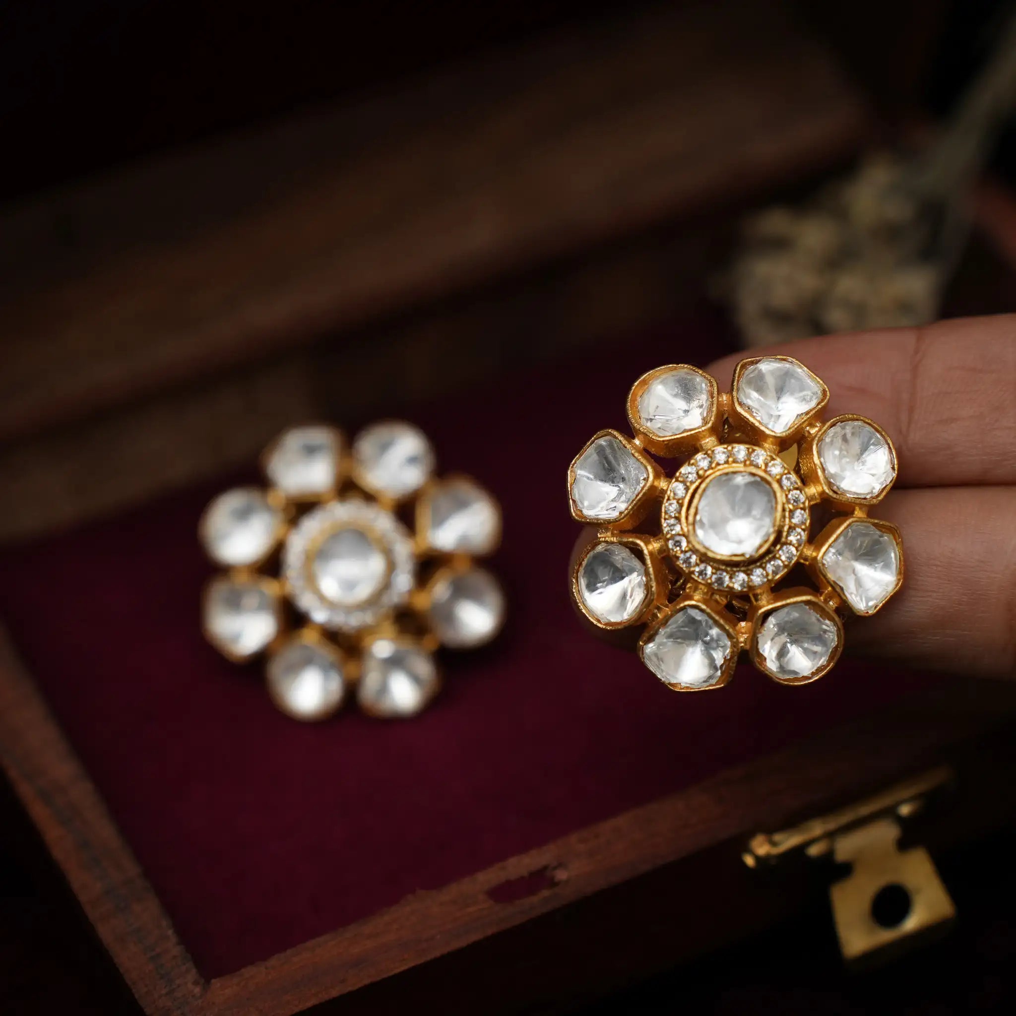 Kamya Polki Ear Stud