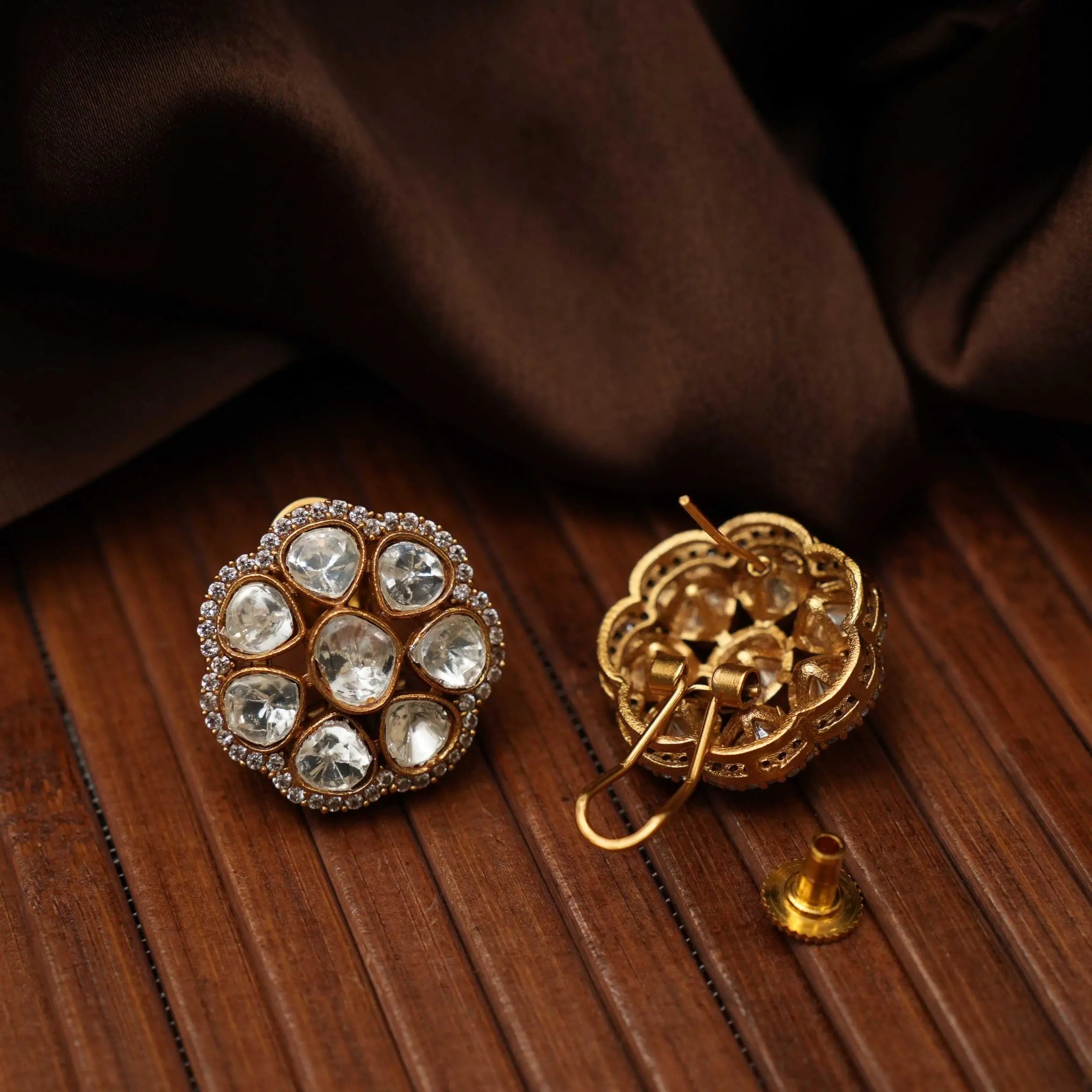 Kanika Polki Ear Stud