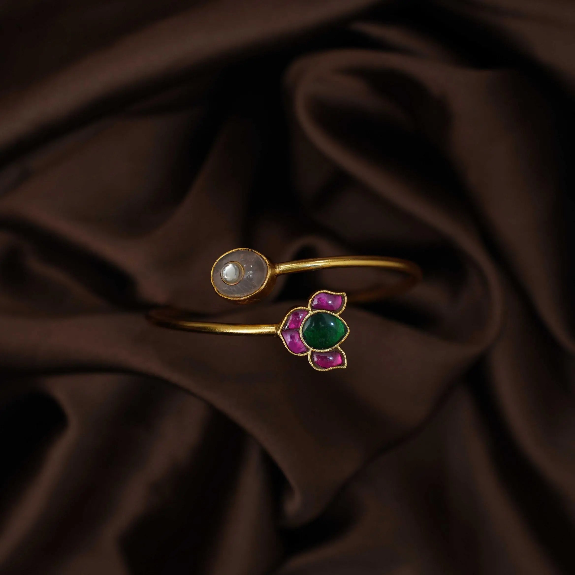 Kanika Silver Kada Bangle