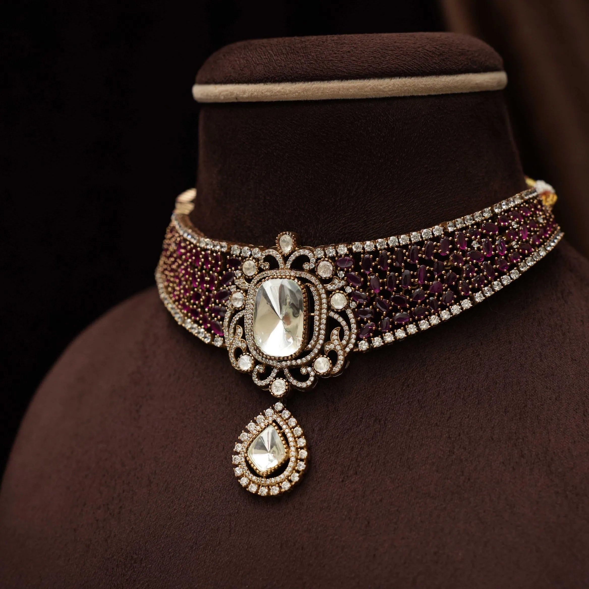 Karlie Victorian Polki Choker