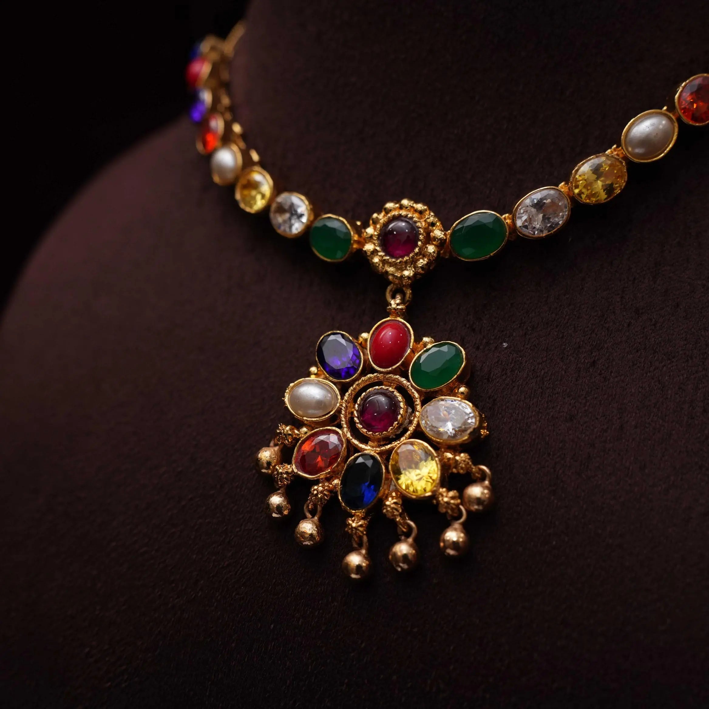 Kavi Navrathna Necklace