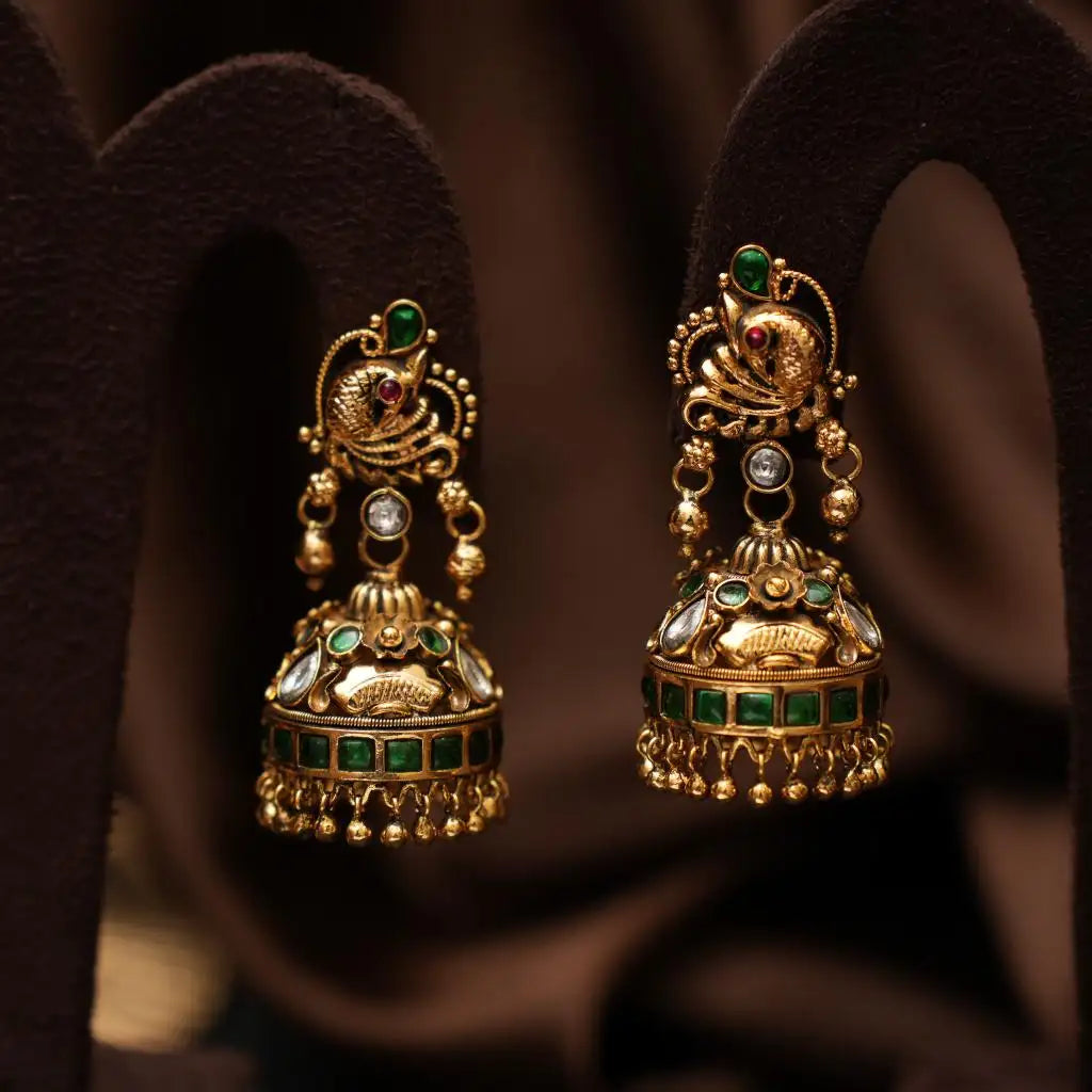 Kavya Antique Nagas Jhumka