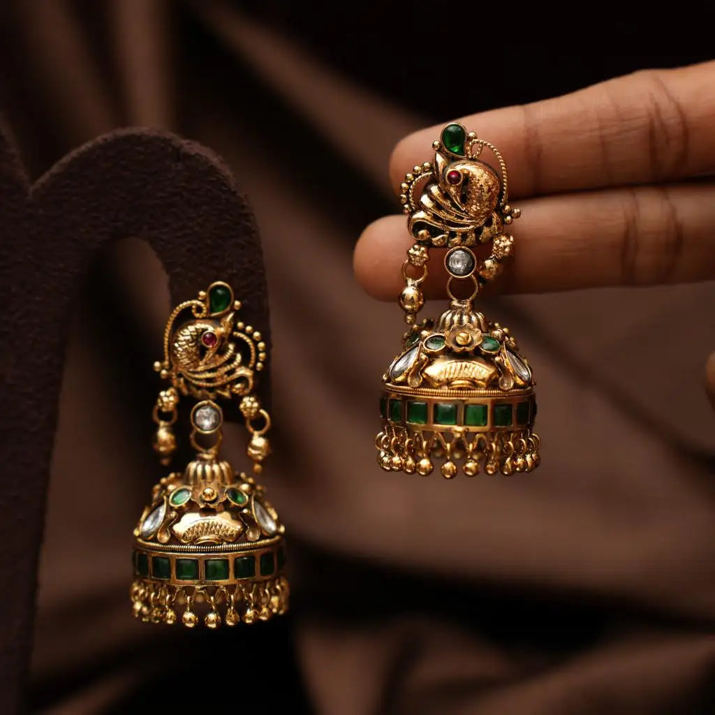 Kavya Antique Nagas Jhumka