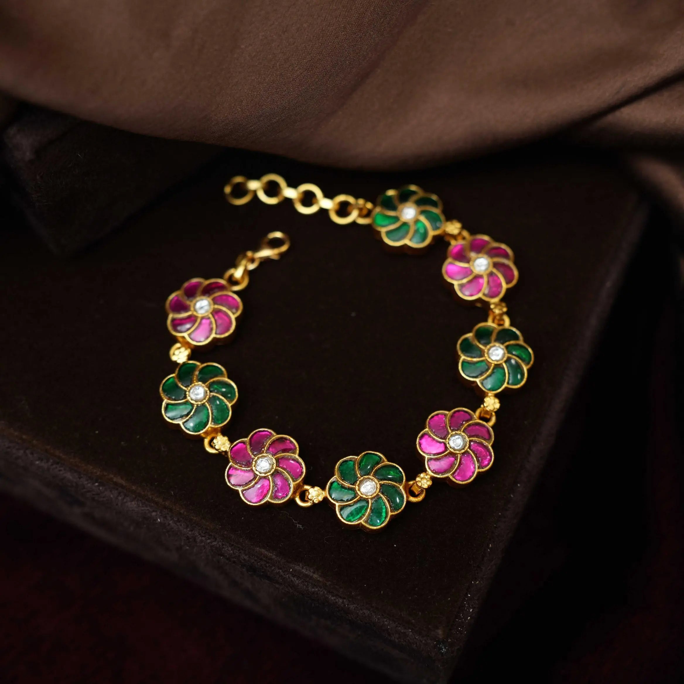 Kavya Silver Bracelet