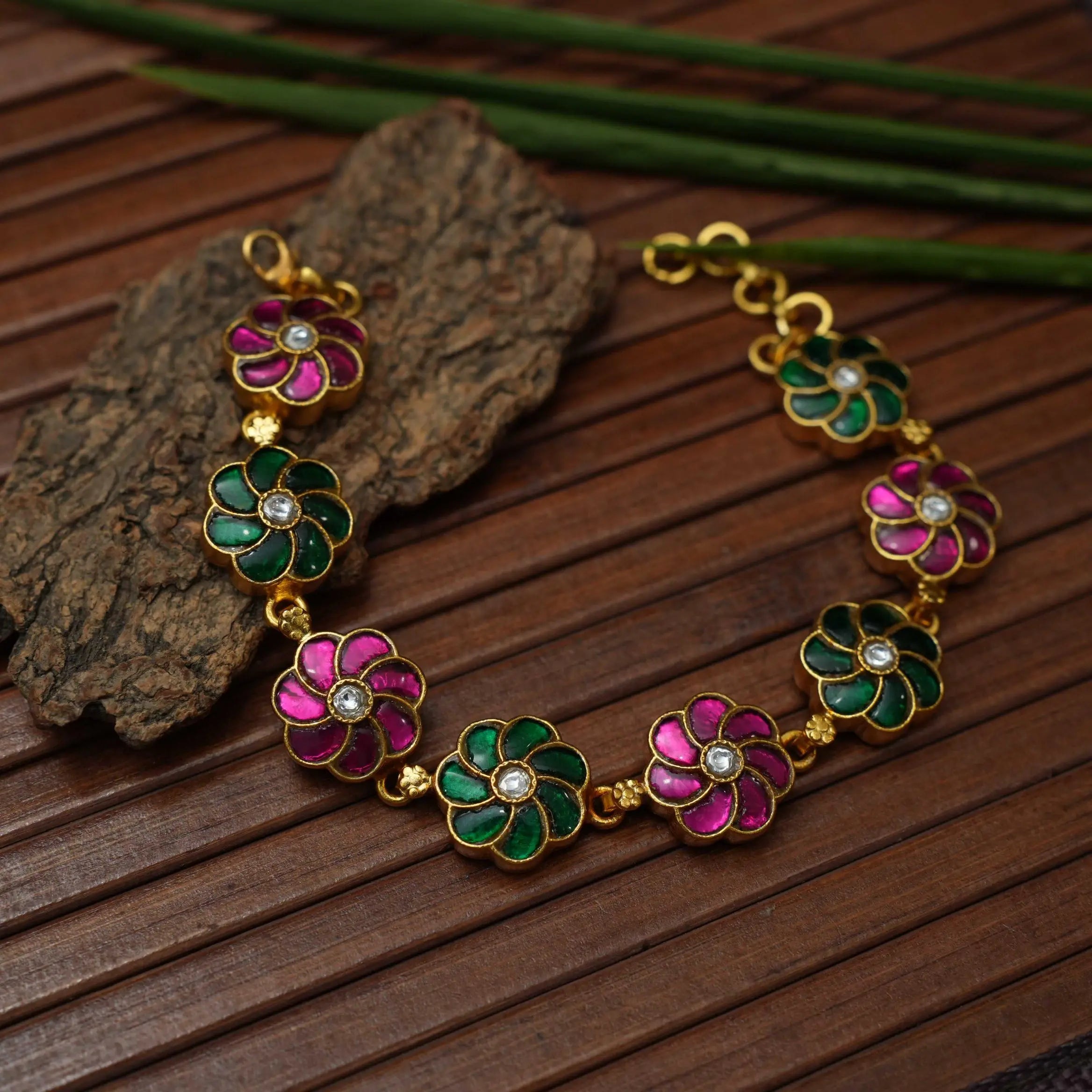 Kavya Silver Bracelet