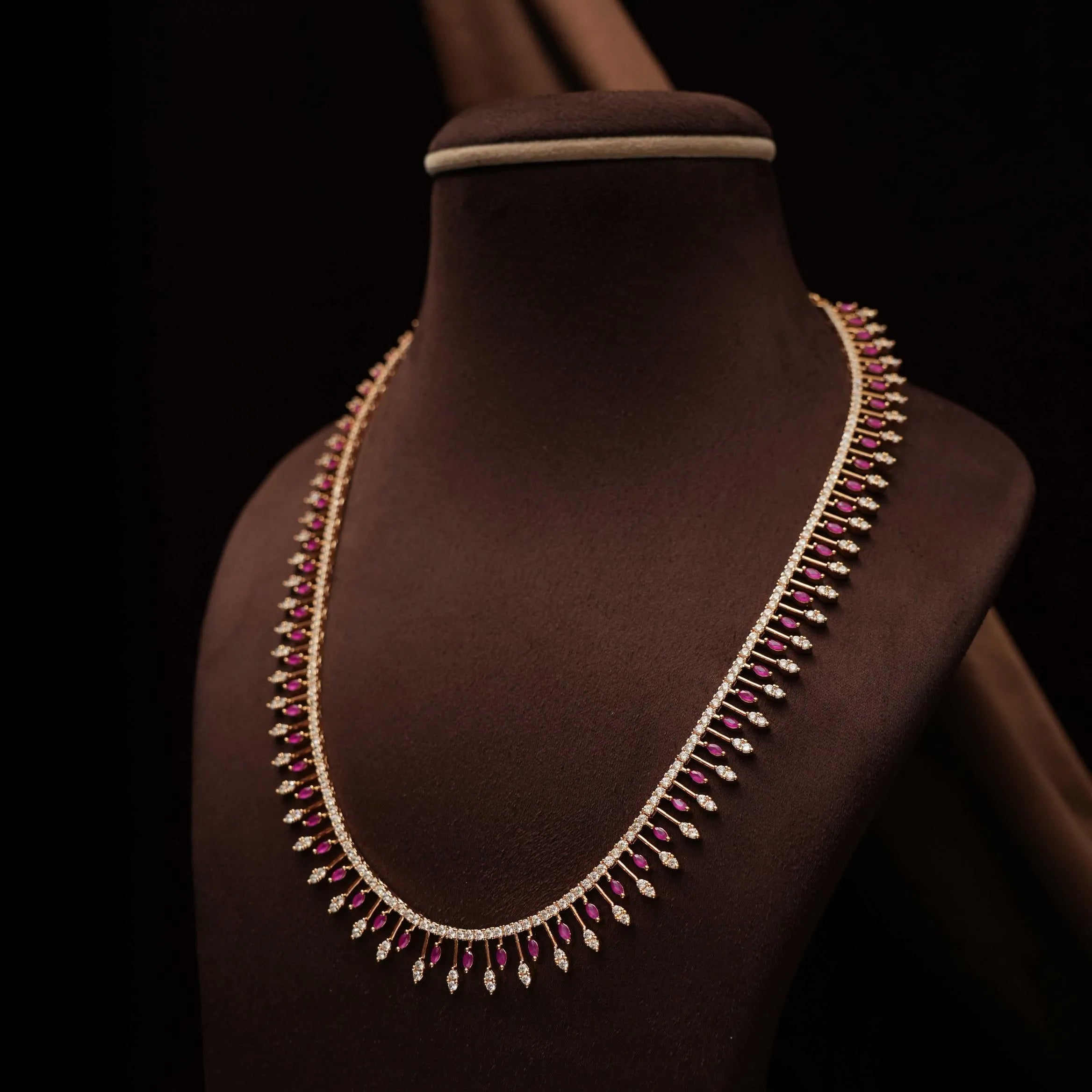 Keya Zircon Necklace