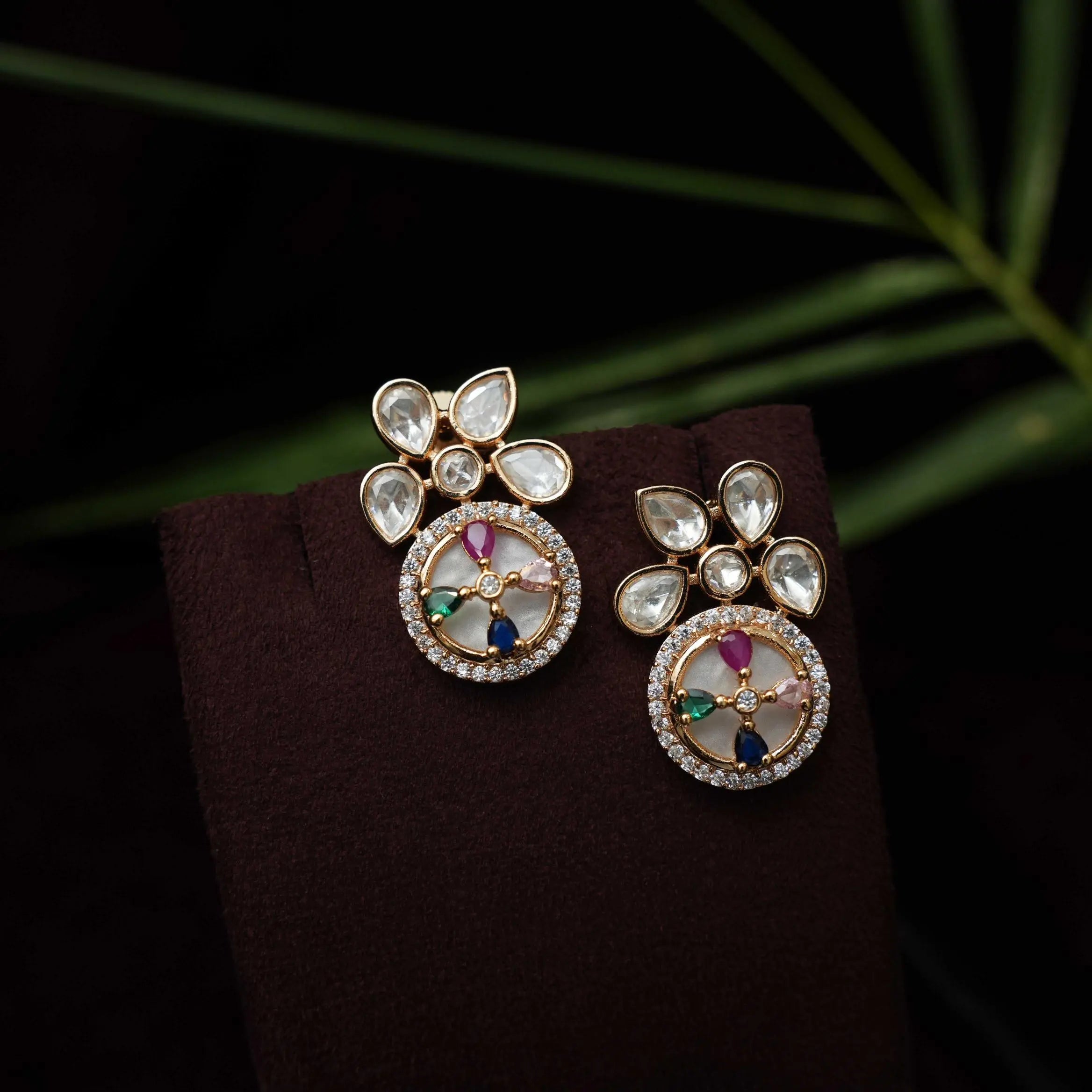 Khadija Polki Choker - Multicolor