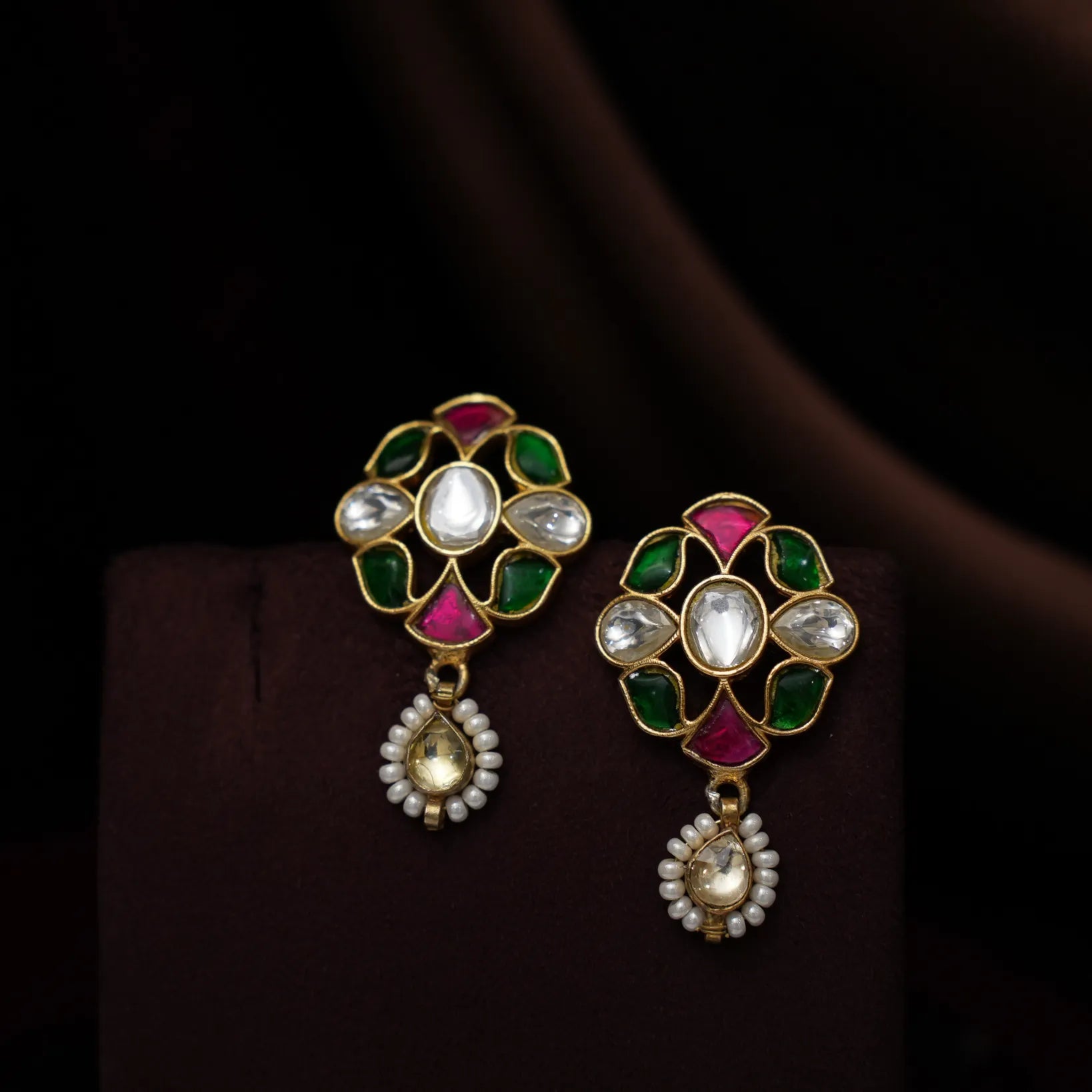 Kiara Polki Ear Stud - Tia