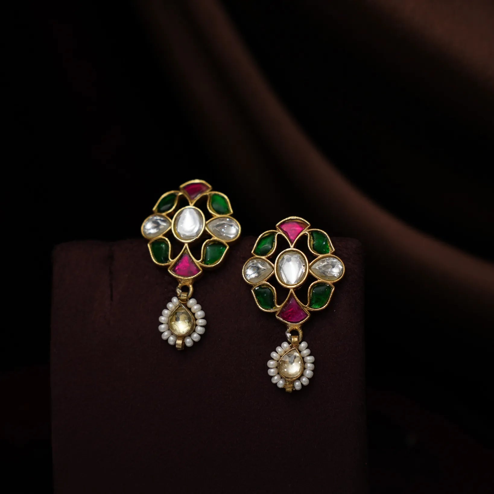 Kiara Polki Ear Stud - Tia