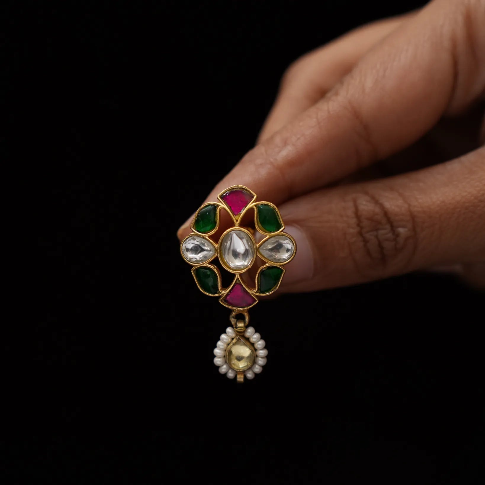 Kiara Polki Ear Stud - Tia