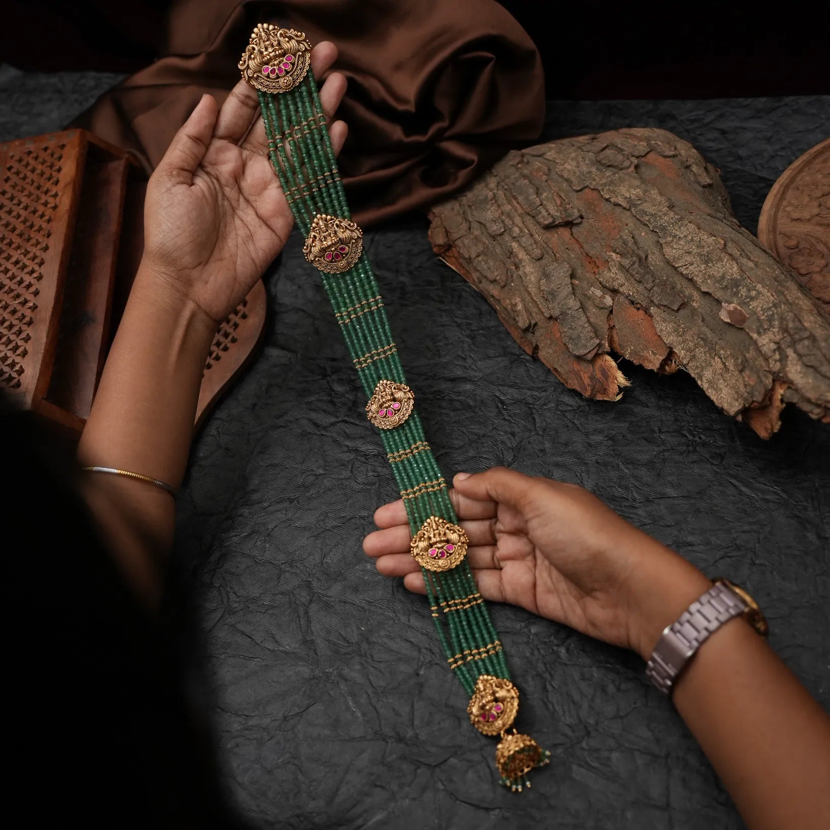 Kripa Beaded Hair Accessory - Kaia