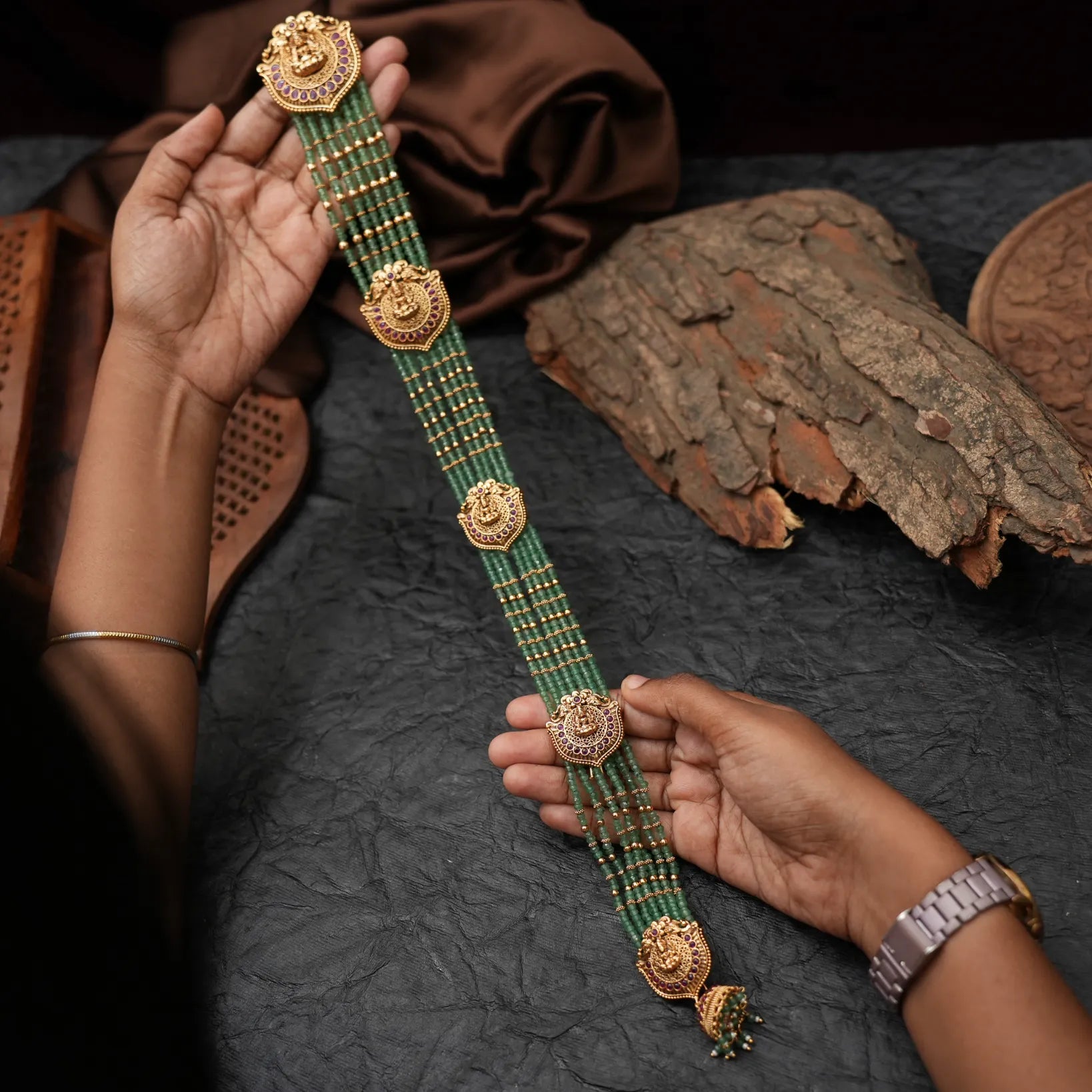 Kripa Beaded Hair Accessory - Nia