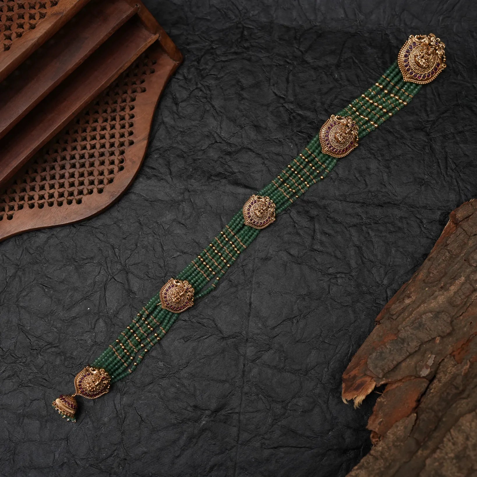 Kripa Beaded Hair Accessory - Nia