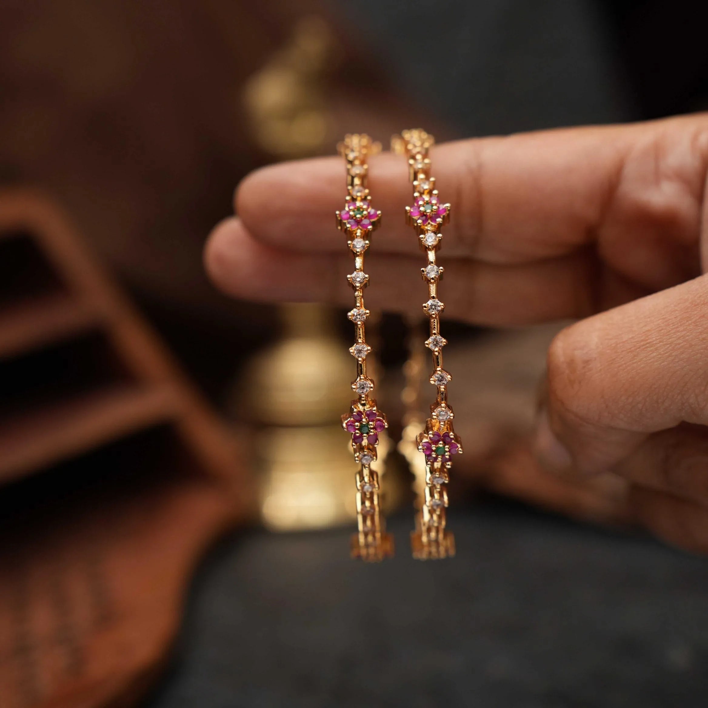 Krishna Zircon Bangles