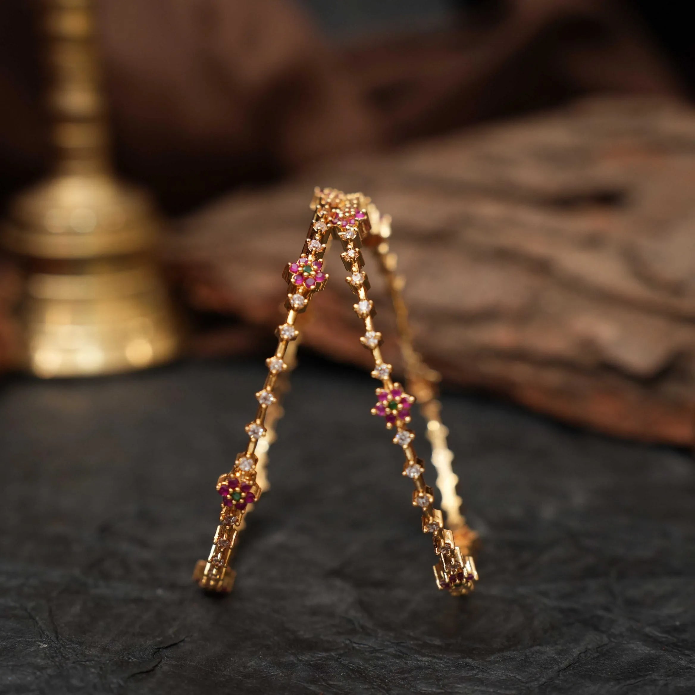 Krishna Zircon Bangles