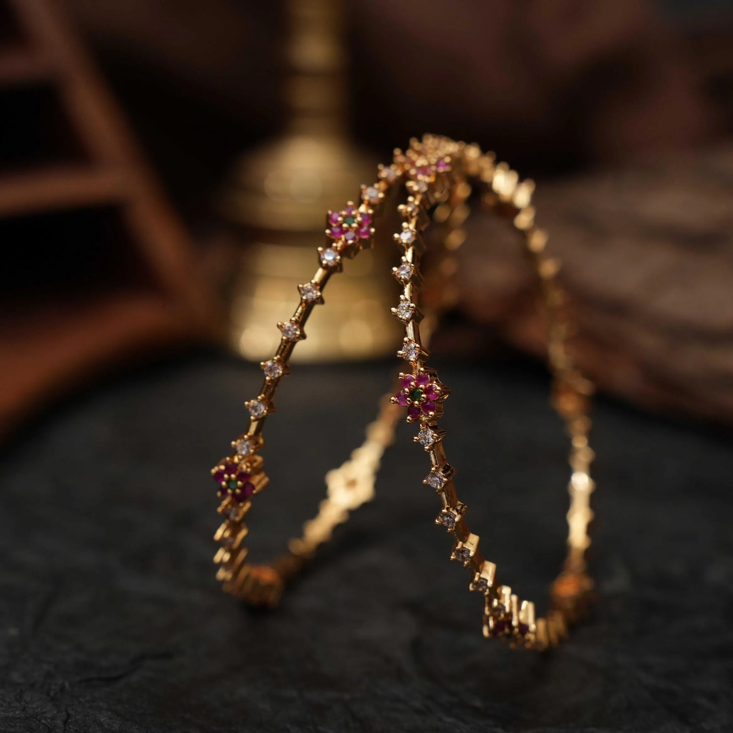 Krishna Zircon Bangles