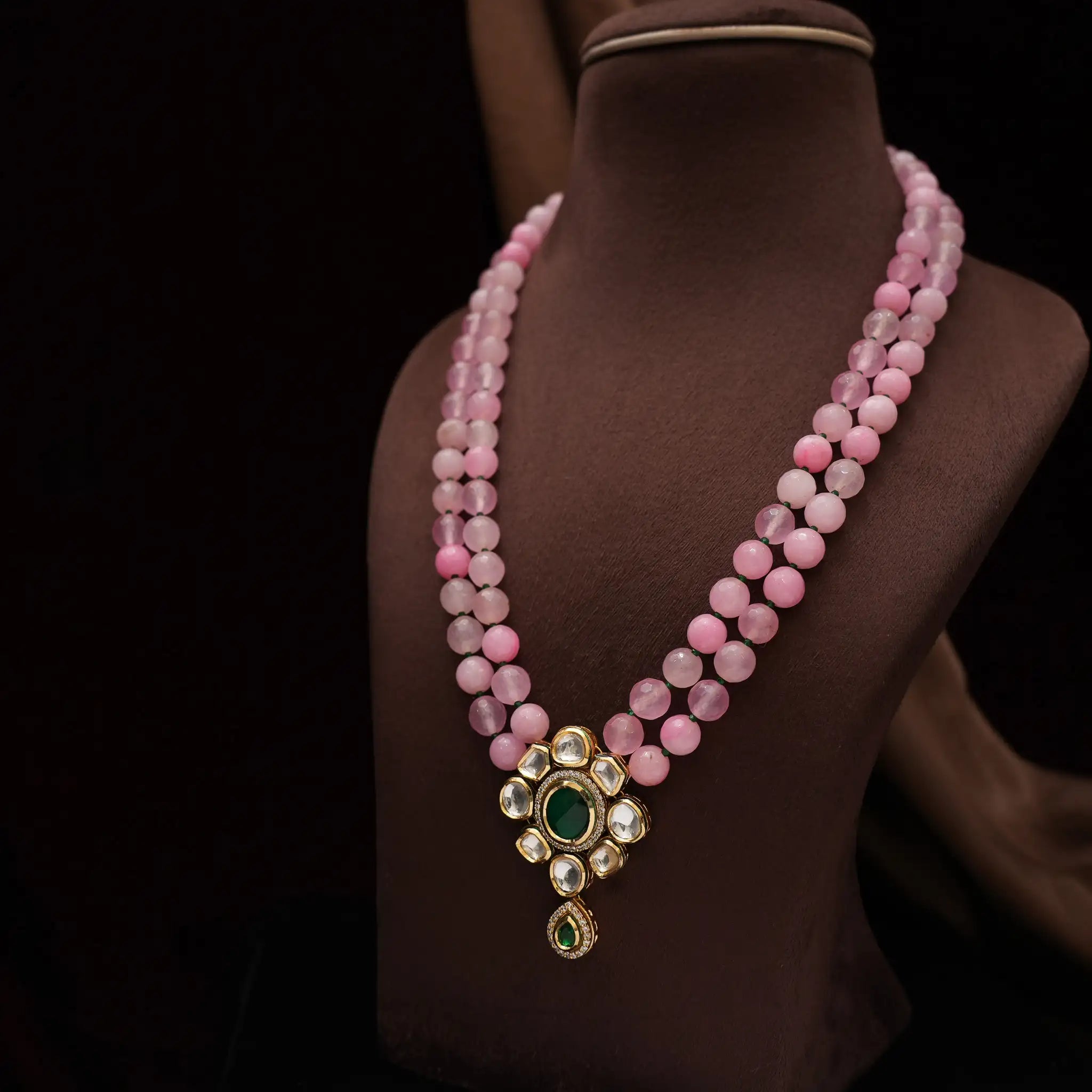 Kshirja Beaded Kundan Necklace