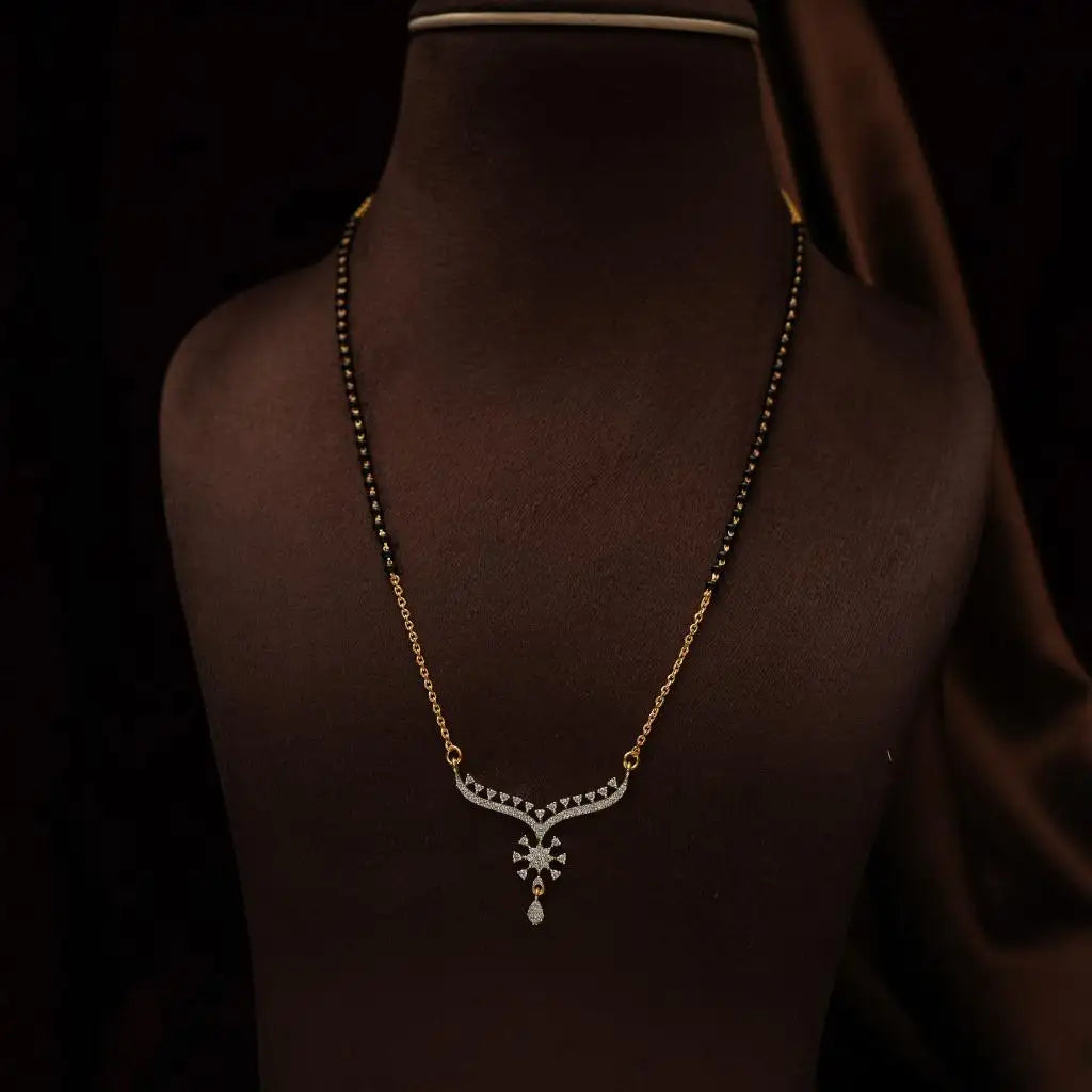 Kuvali Silver Mangalsutra Chain