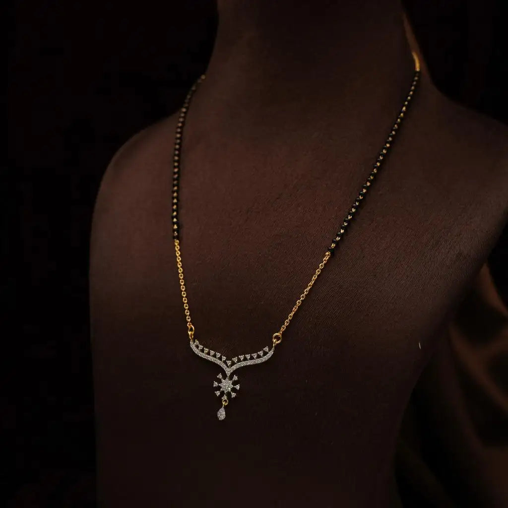 Kuvali Silver Mangalsutra Chain