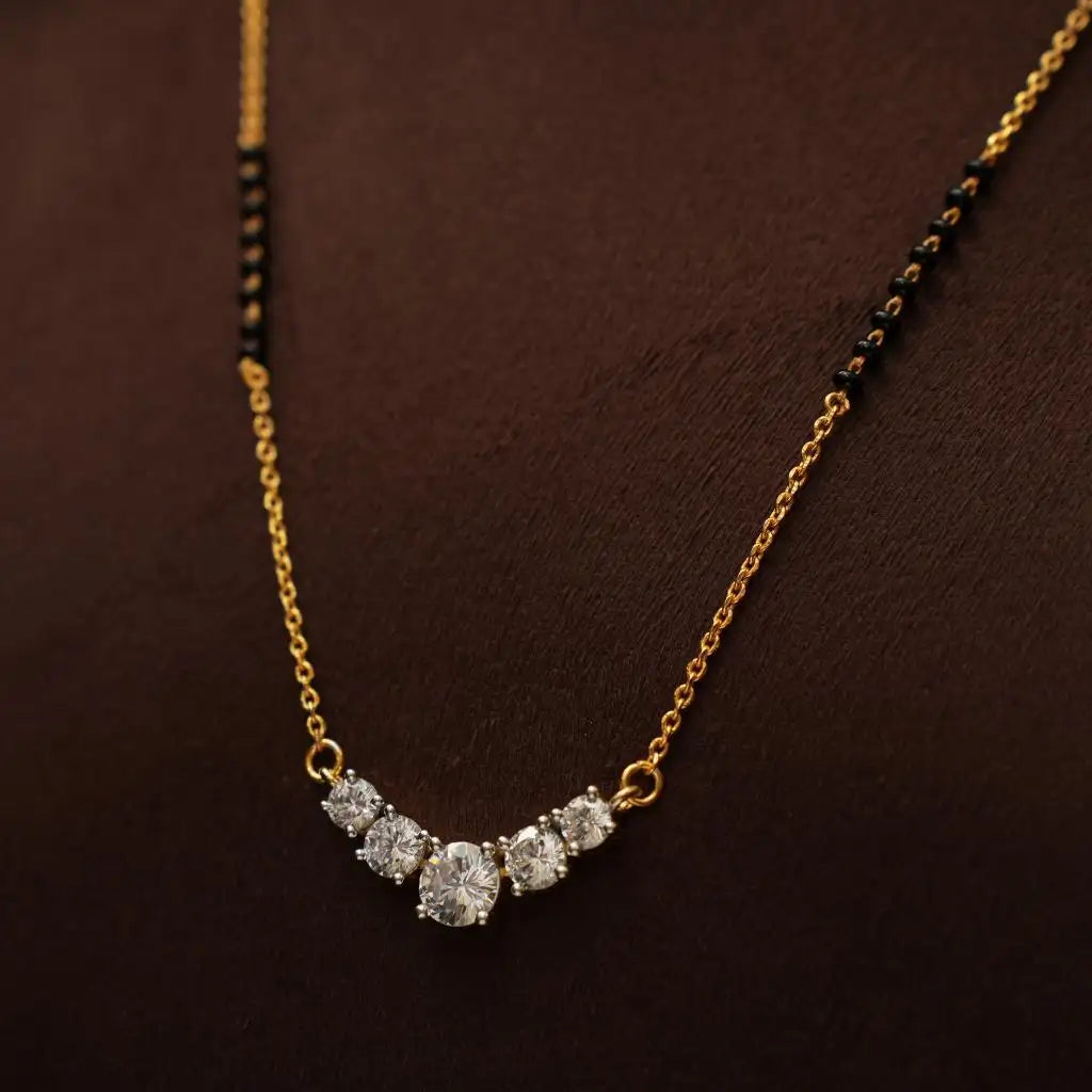 Labaniya Silver Mangalsutra Chain