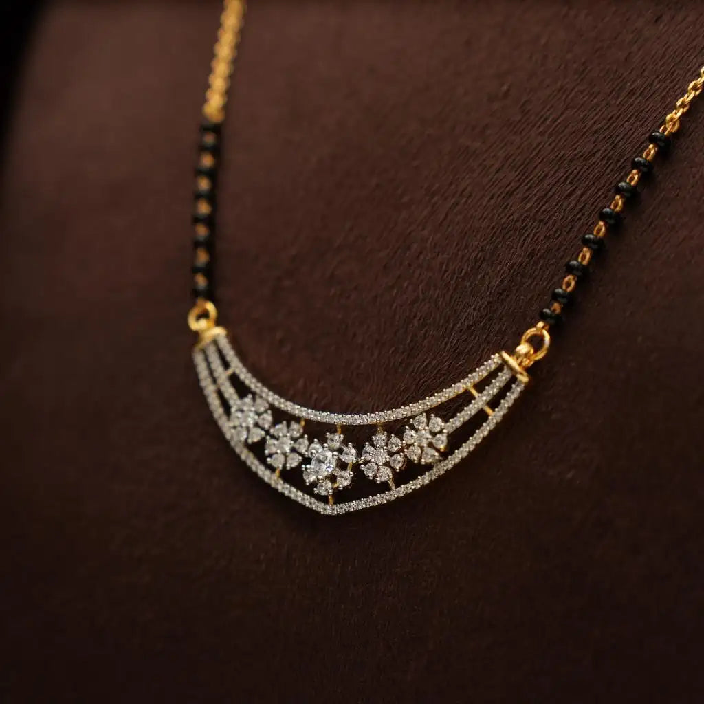 Labuki Silver Mangalsutra Chain