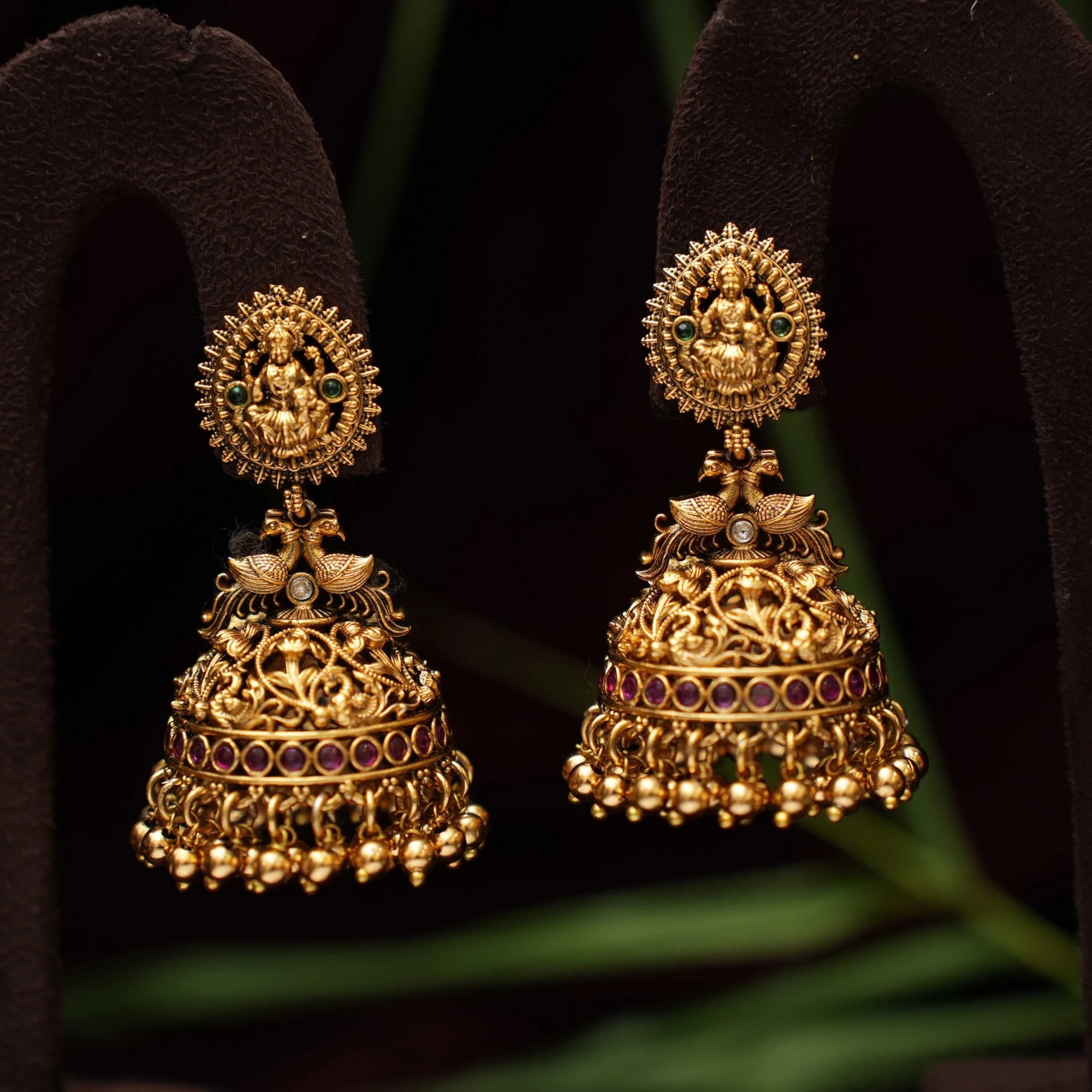 Lahari Antique Jhumka Earrings