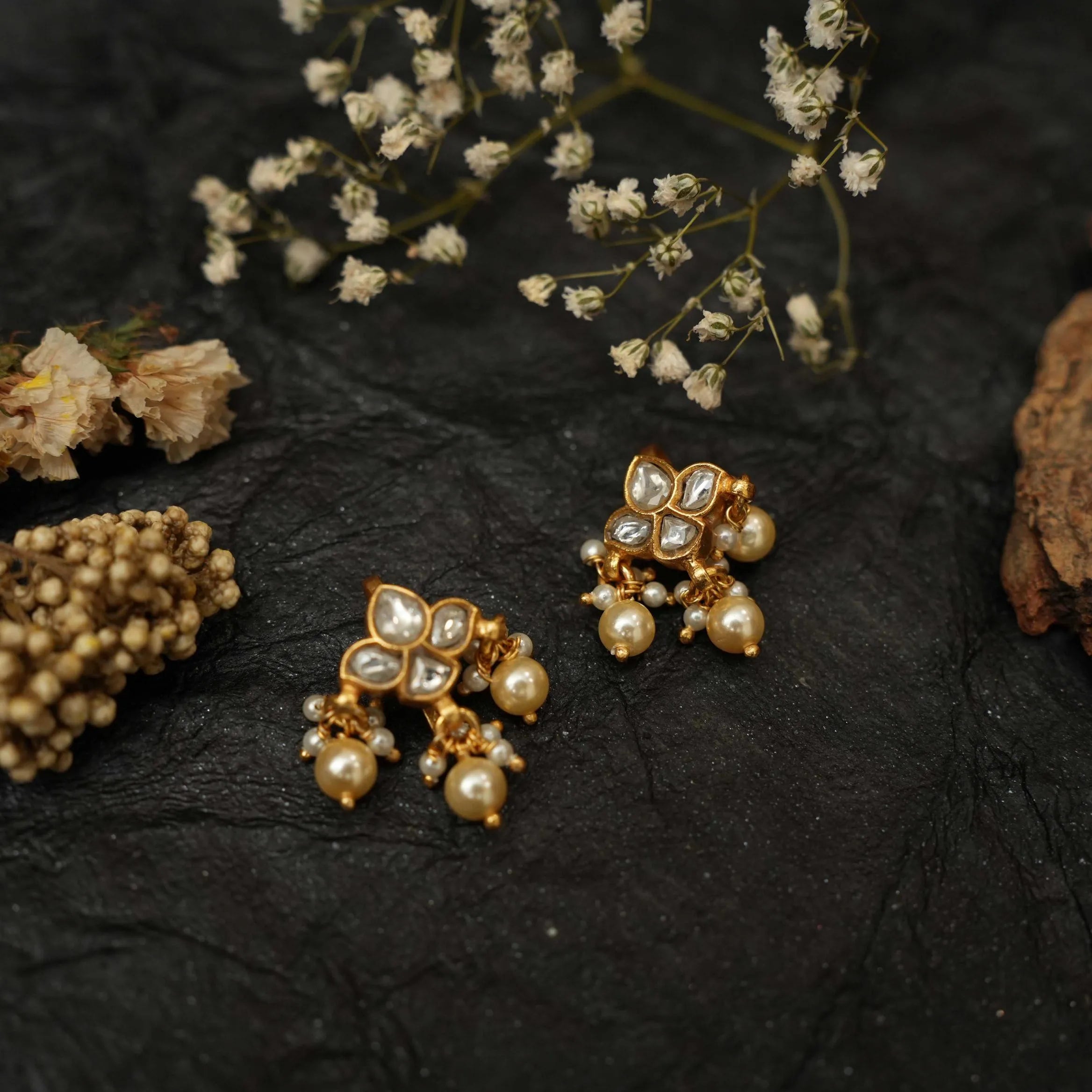 Lahari Silver Bugadi Earrings