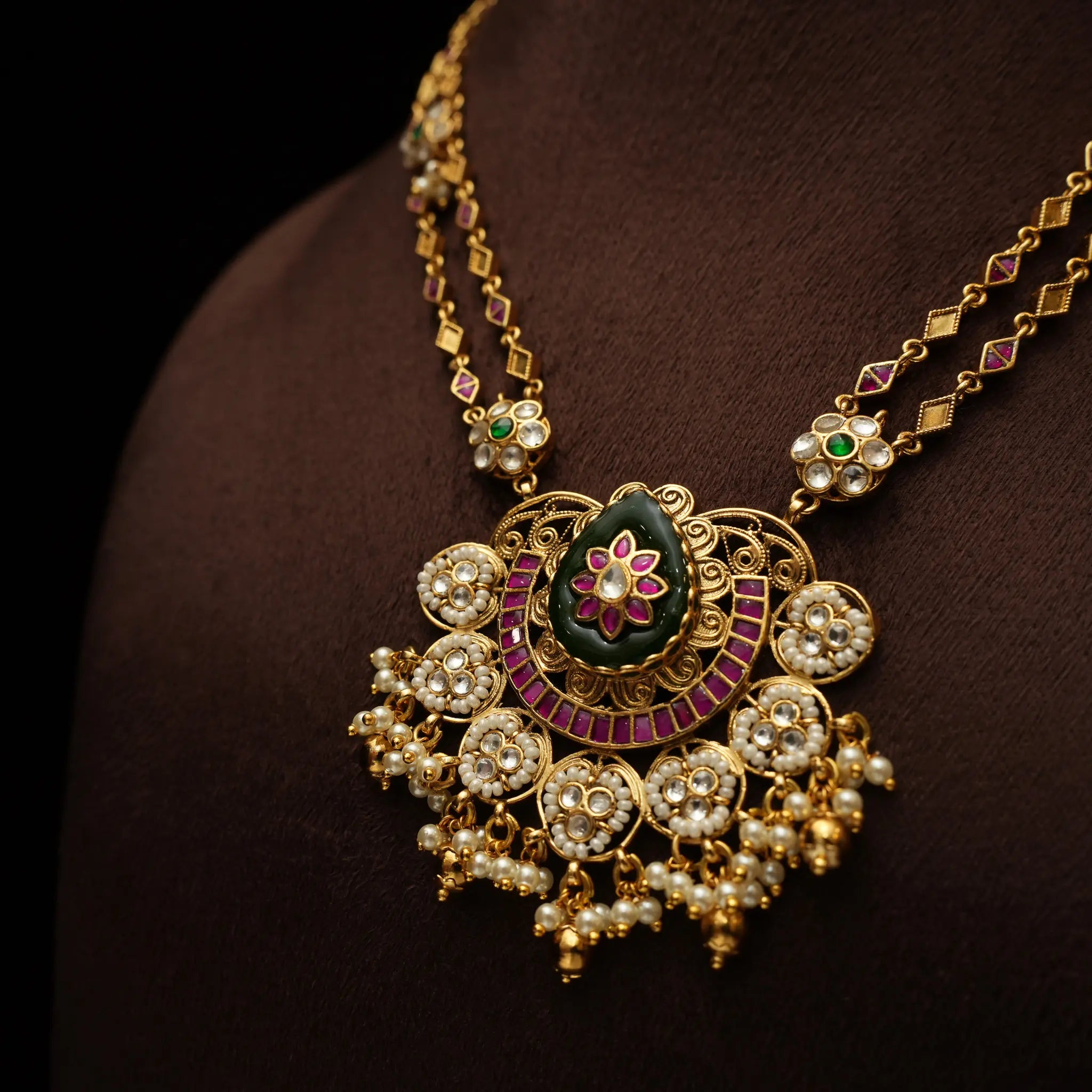 Layla Antique Polki Necklace