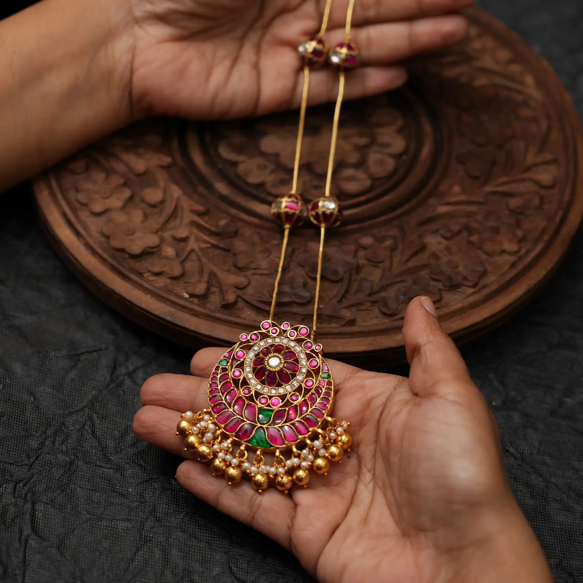 Lekha Silver Necklace - Jayla