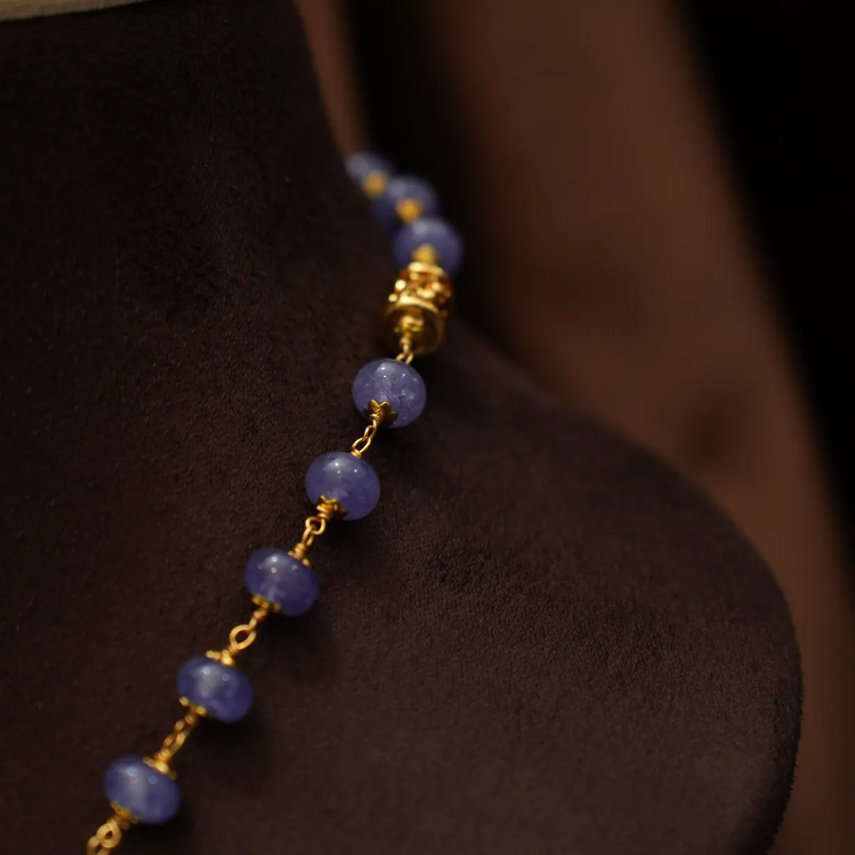 Lilliana Beaded Necklace - Blue