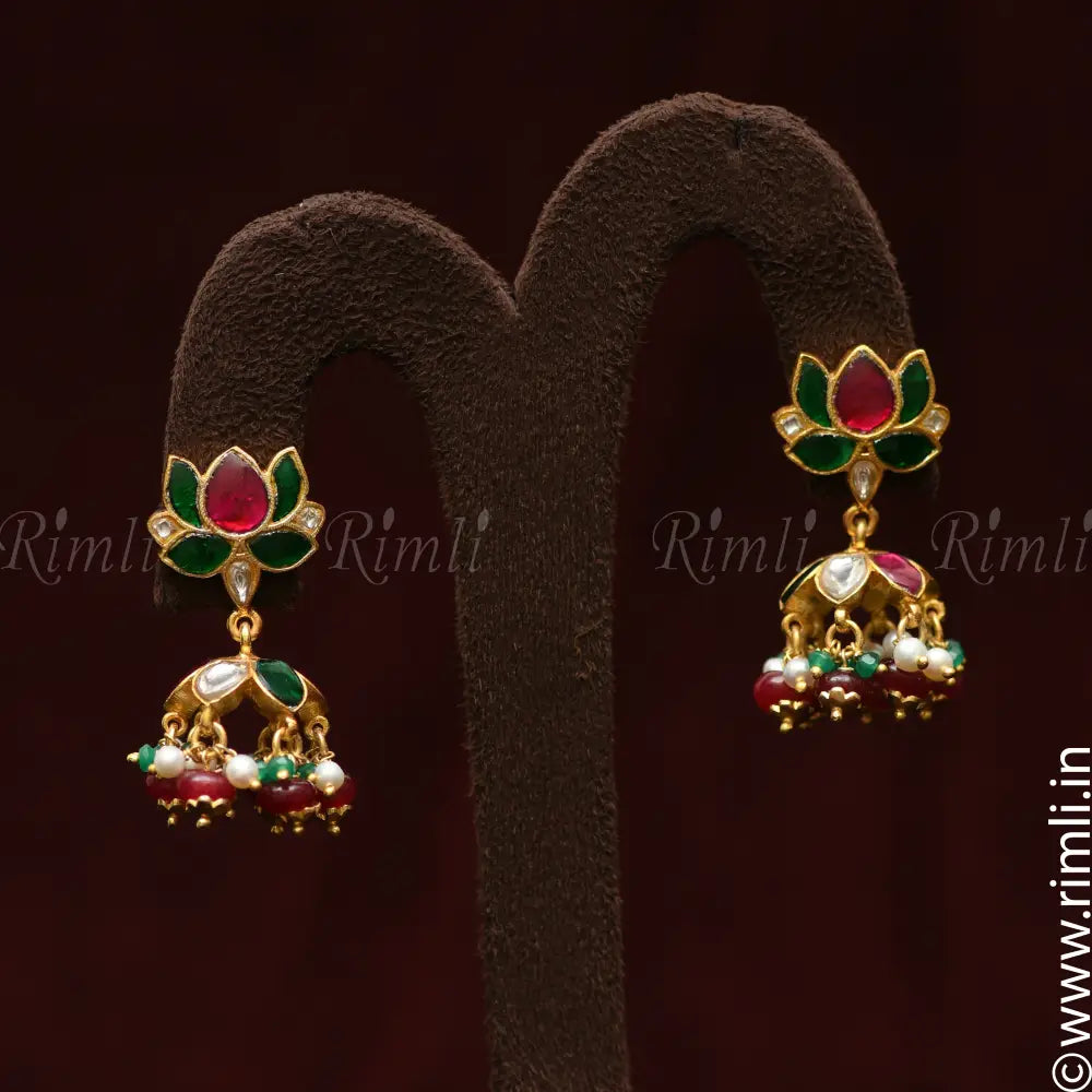 Liyana Silver Jhumka - Rimli Boutique