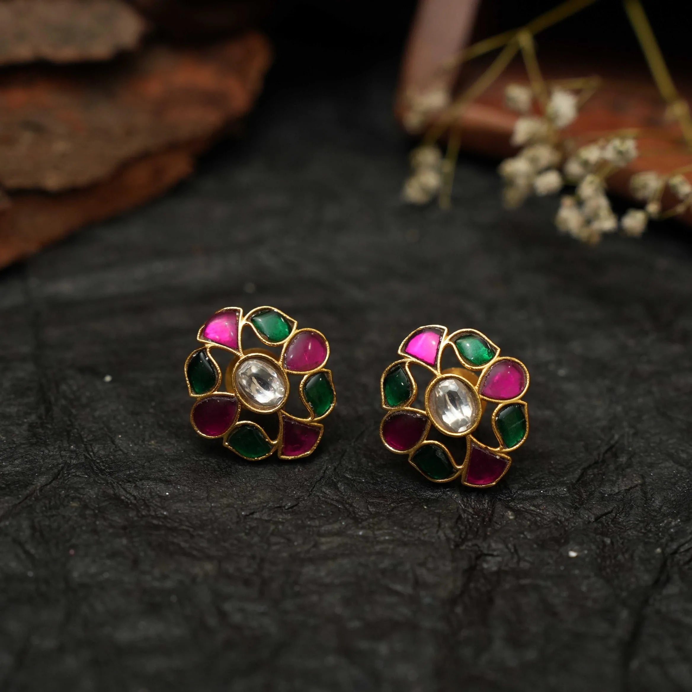 Luniva Polki Ear Stud