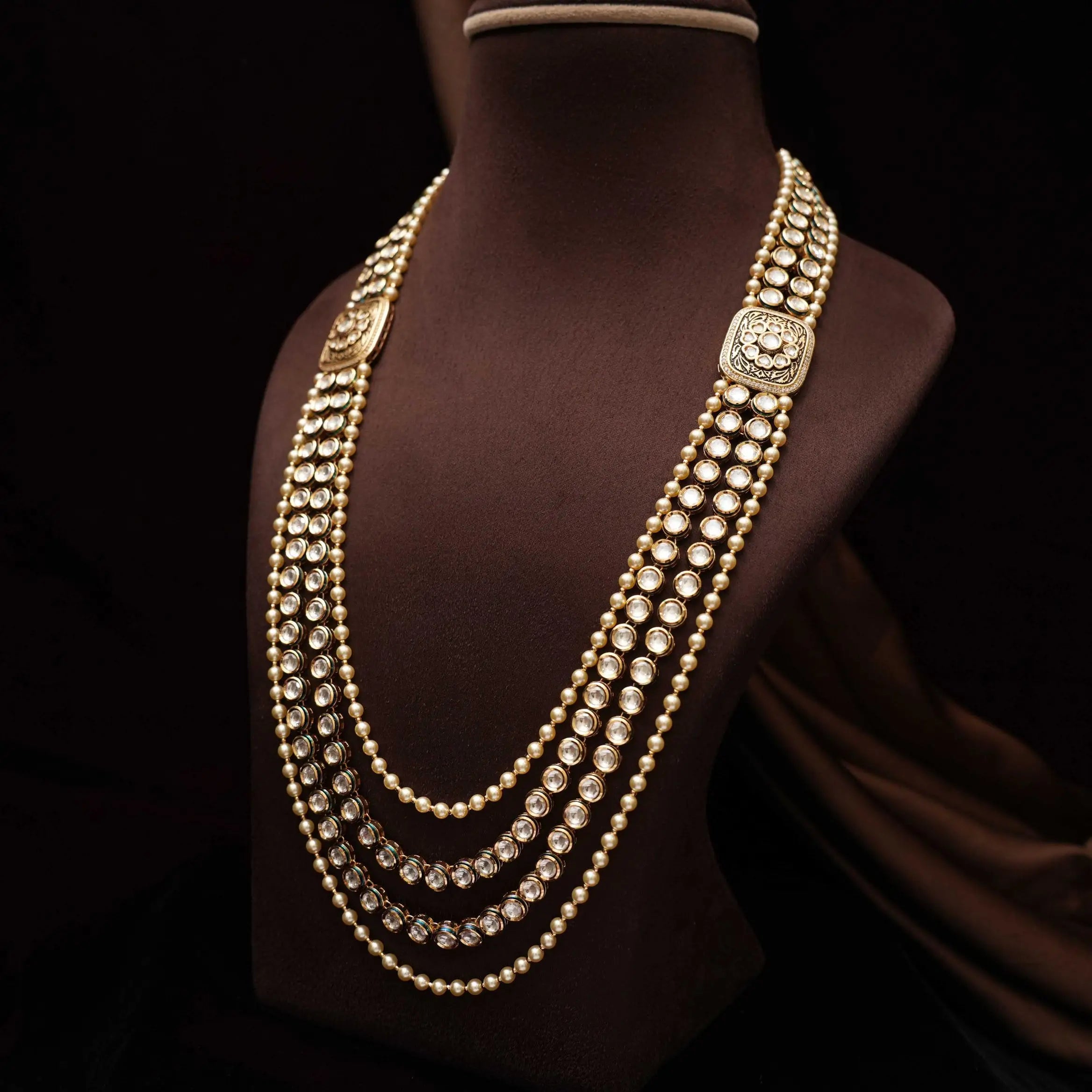 Mabel Multilayered Kundan Necklace