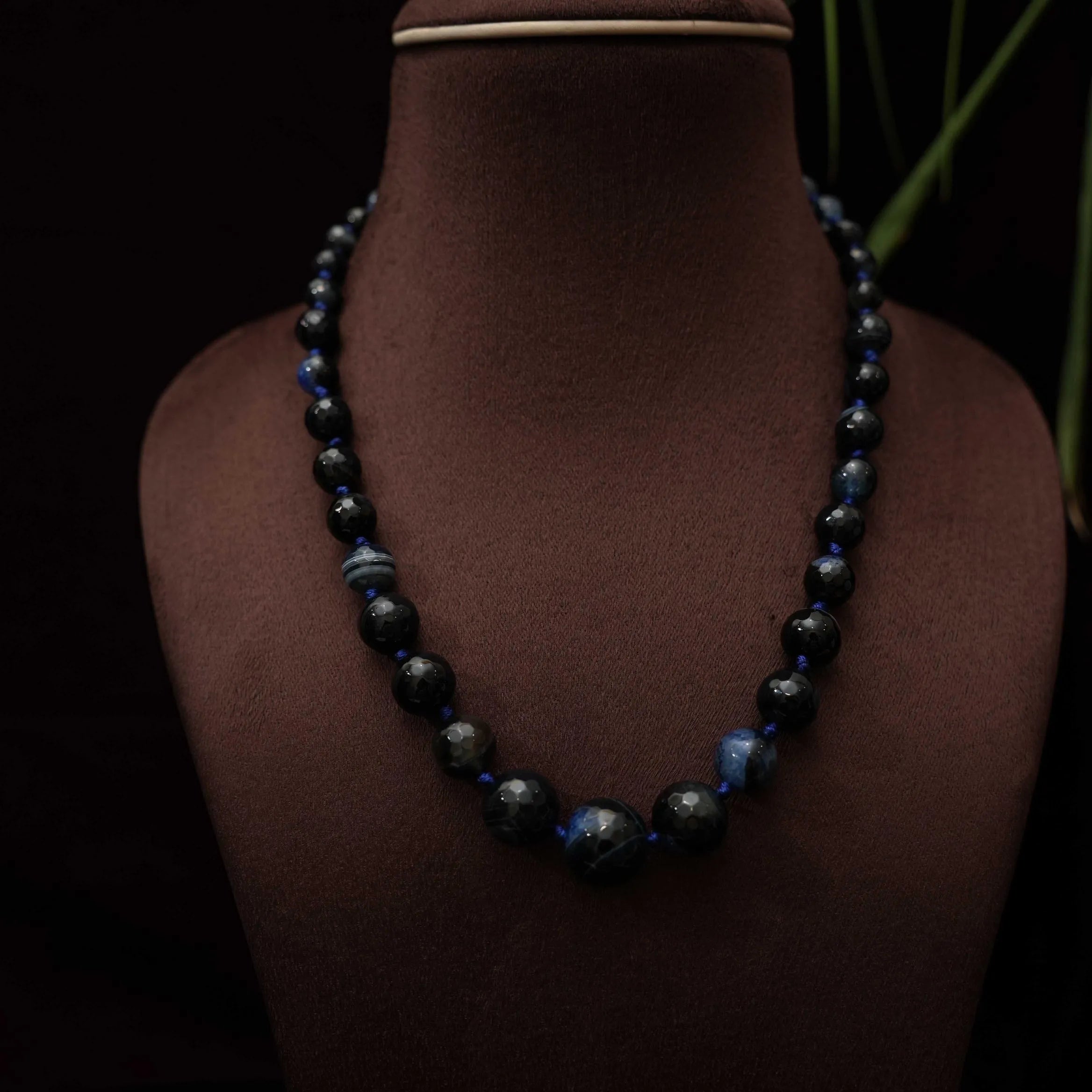 Mahi Beaded Necklace - Blue