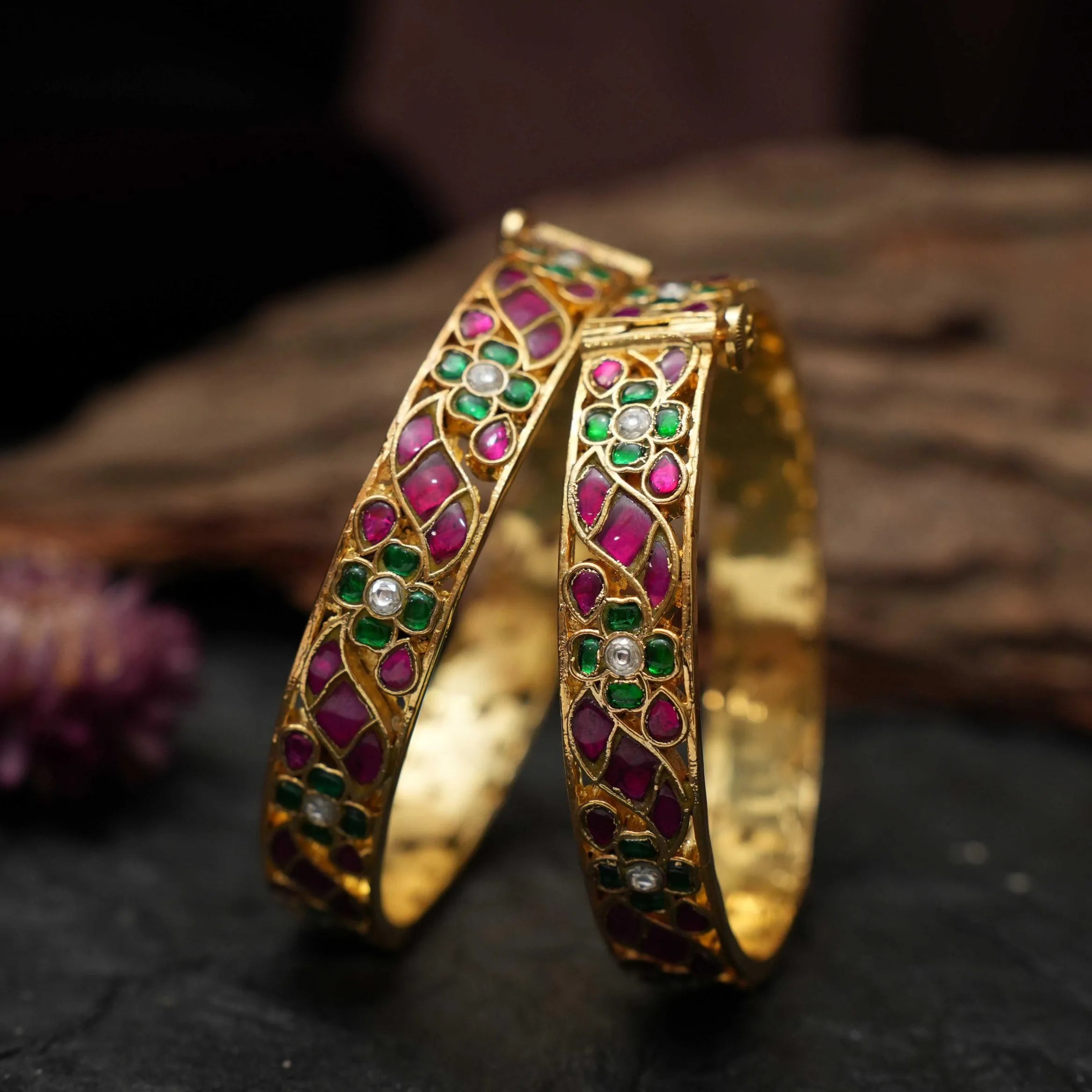 Mahima Polki Bangles