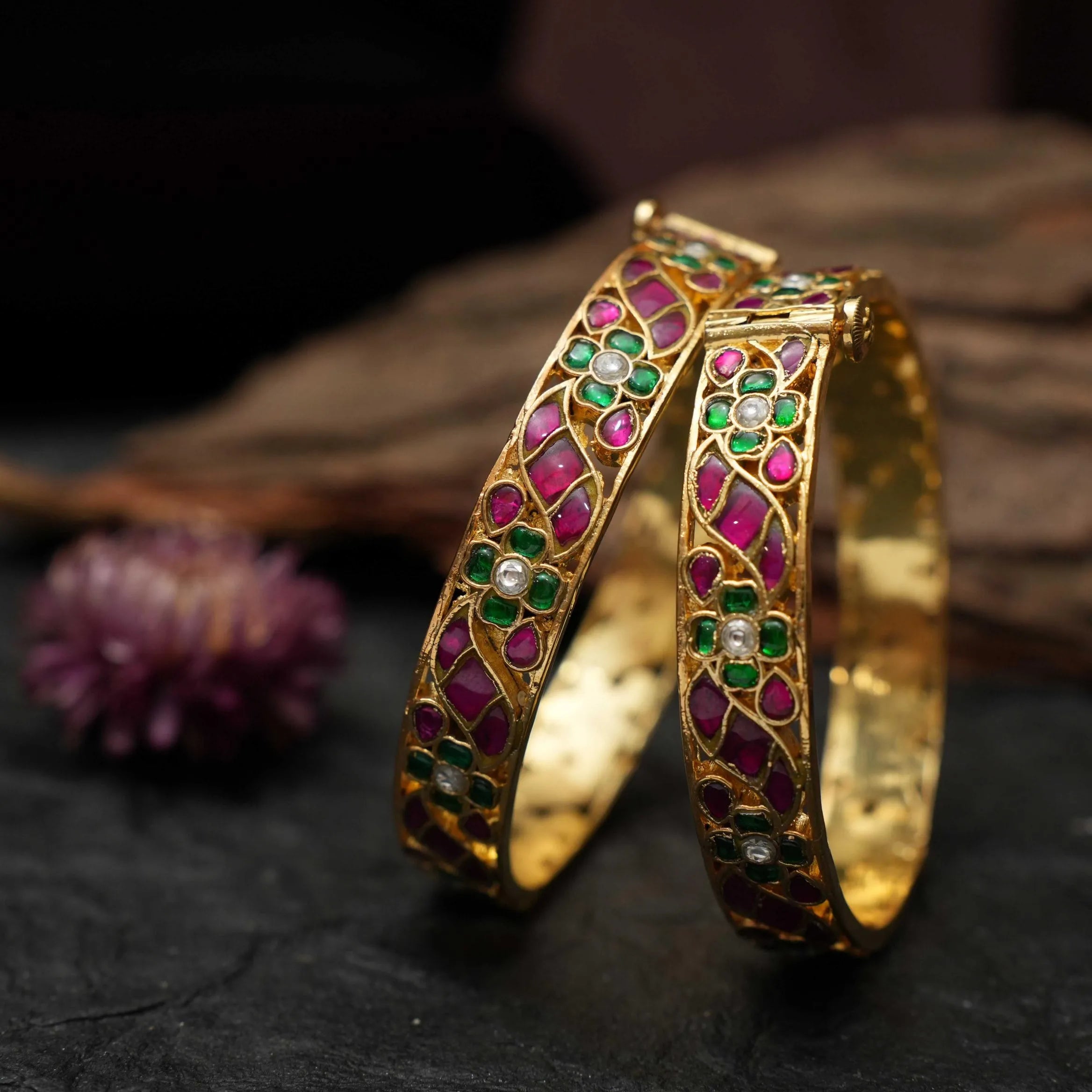 Mahima Polki Bangles