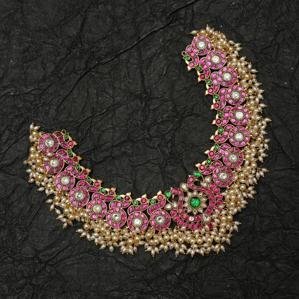 Maisie Polki Jadau Necklace