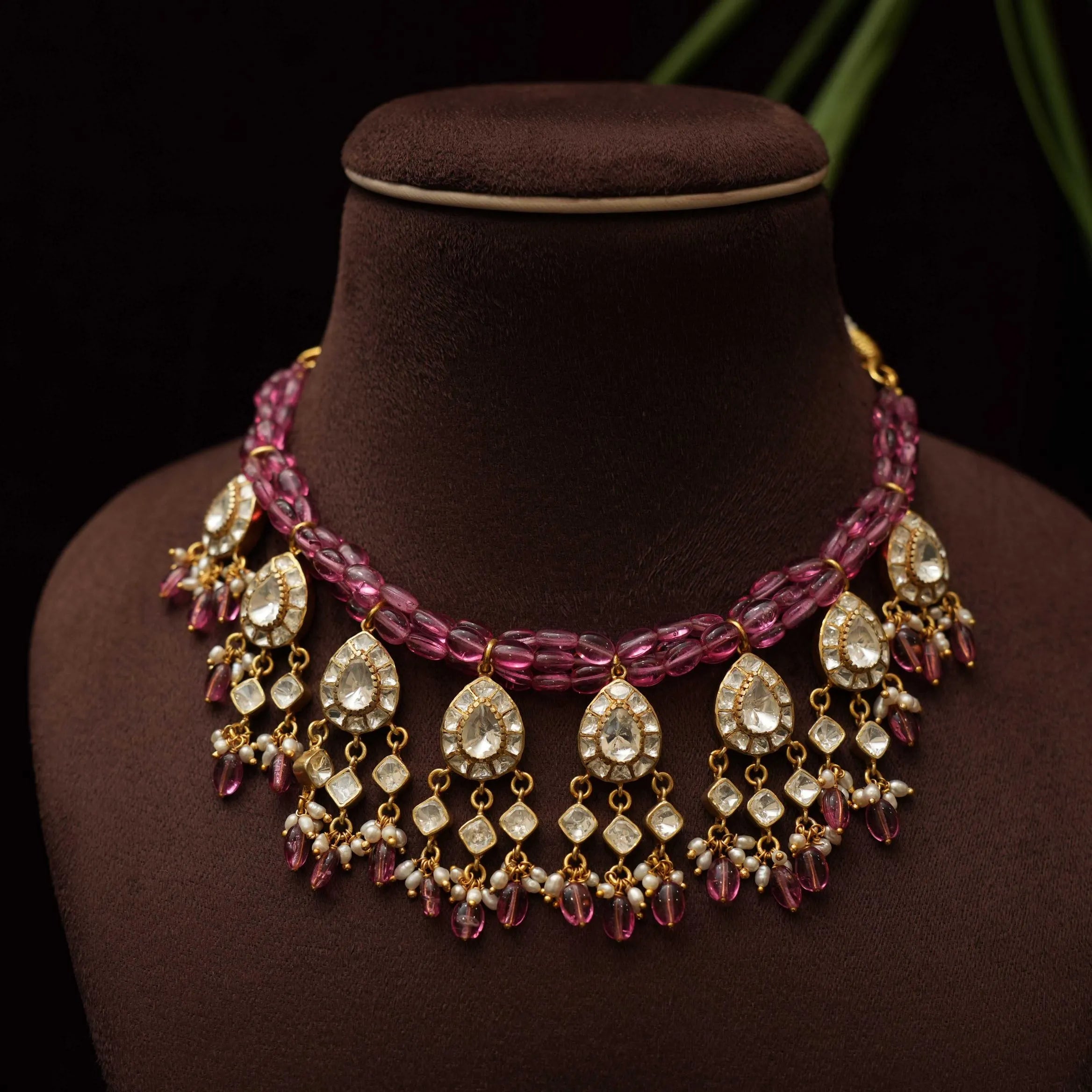 Makar Silver Beaded Necklace - Rimli Boutique