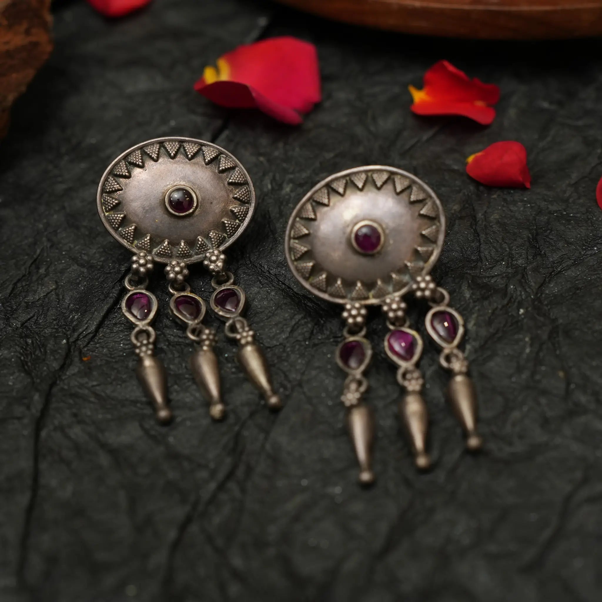Malli Silver Earrings