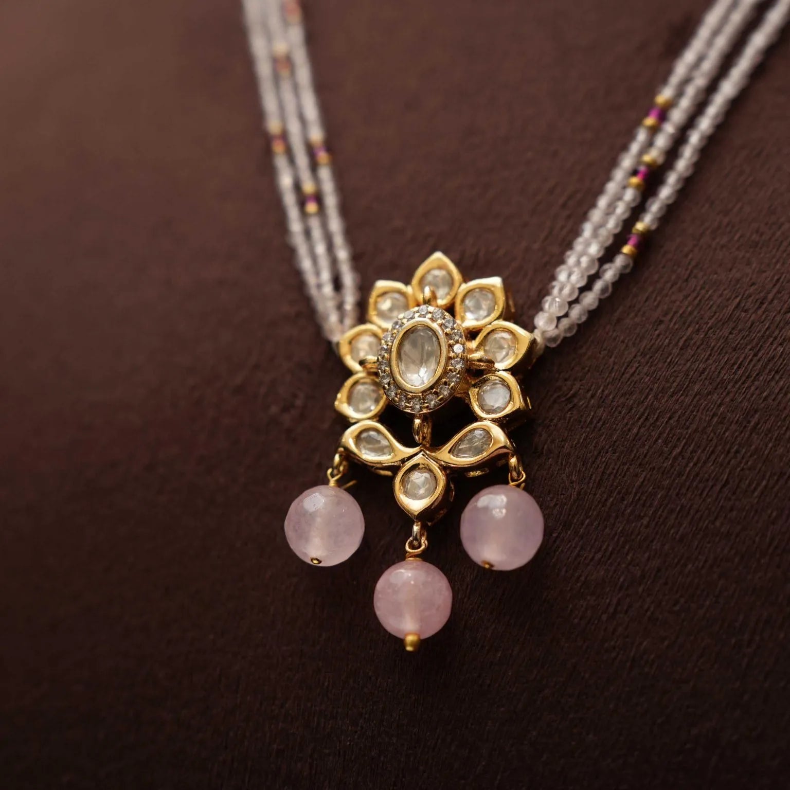 Manat Kundan Necklace - Rimli Boutique