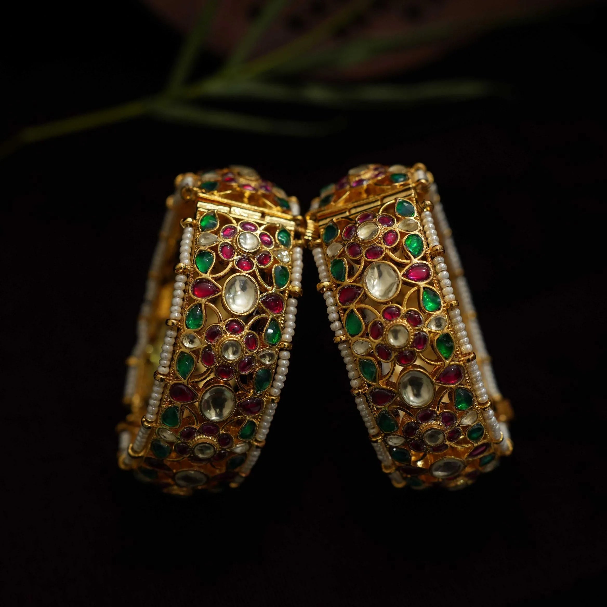 Mandira Polki Bangles