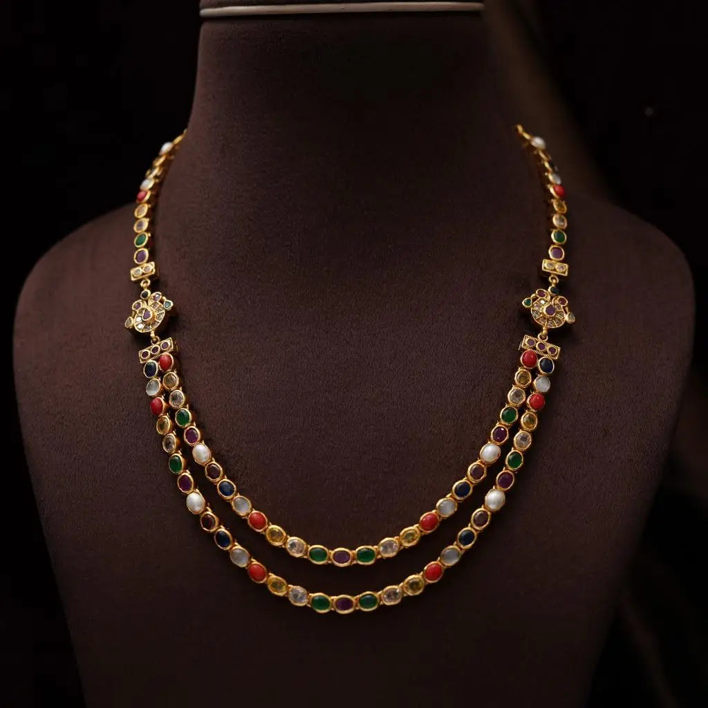 Mandira Silver Reversible Necklace