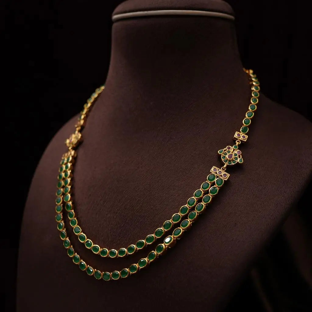 Mandira Silver Reversible Necklace