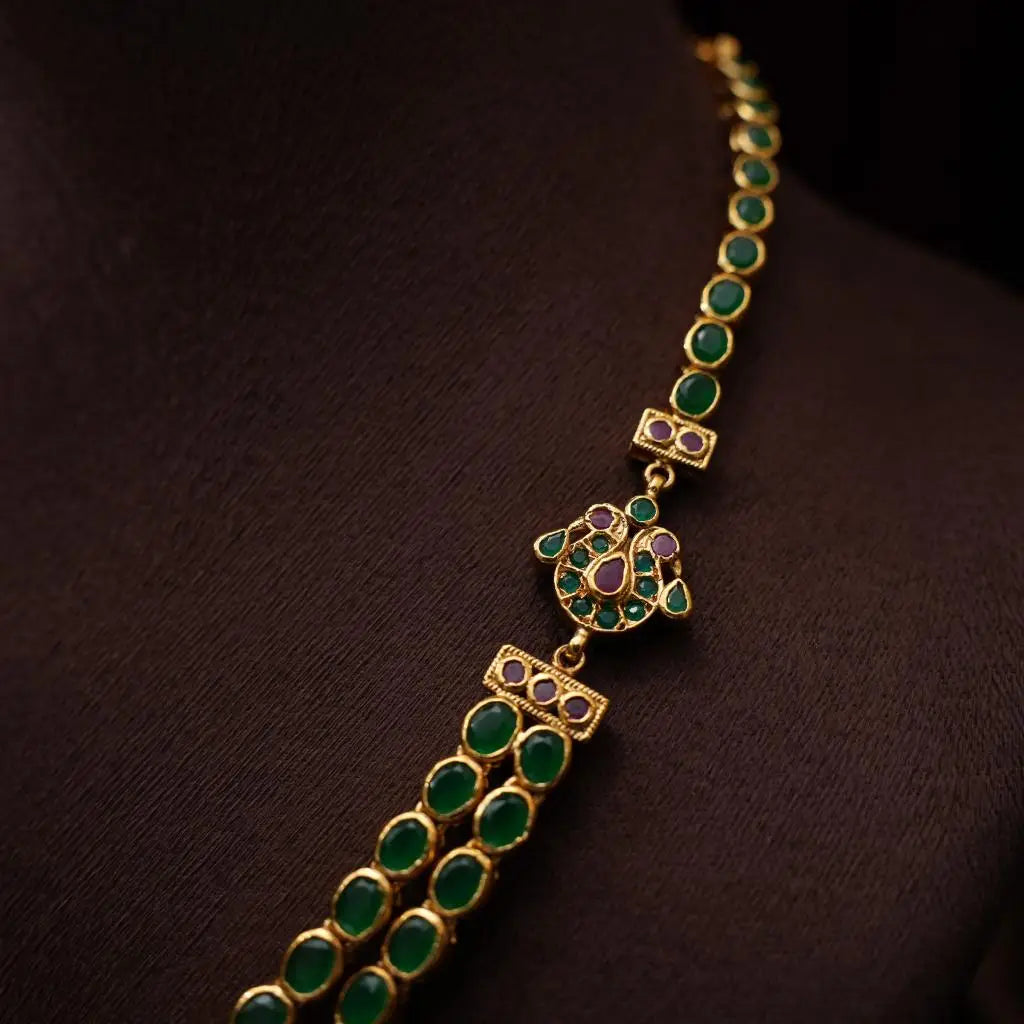 Mandira Silver Reversible Necklace