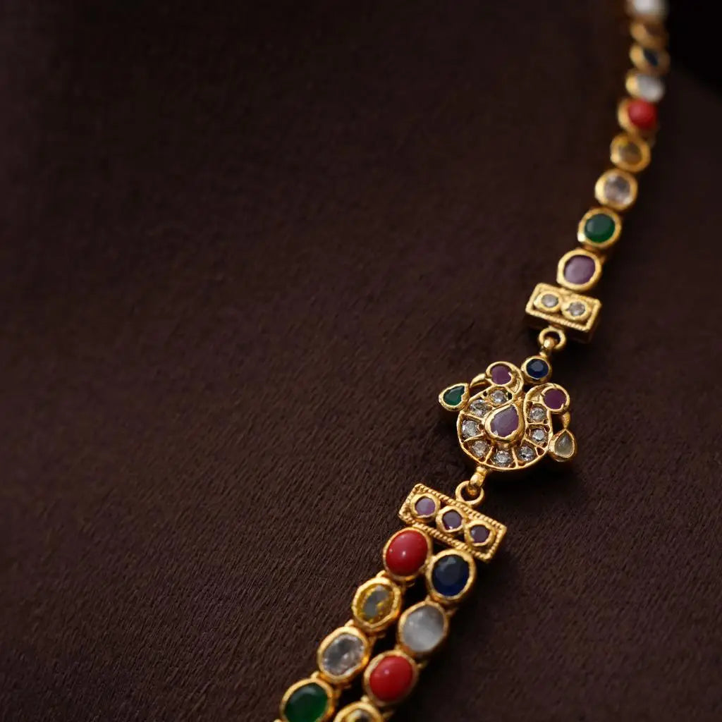 Mandira Silver Reversible Necklace