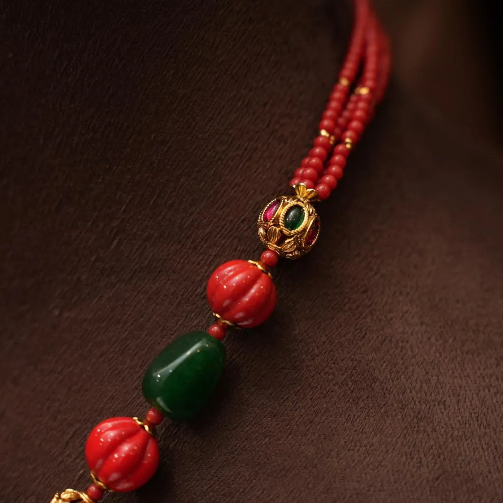 Manisha Antique Beaded Necklace
