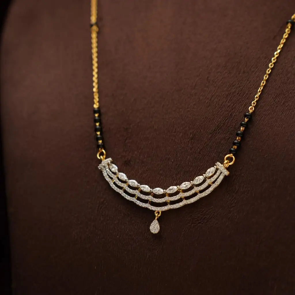 Manjira Silver Mangalsutra Chain