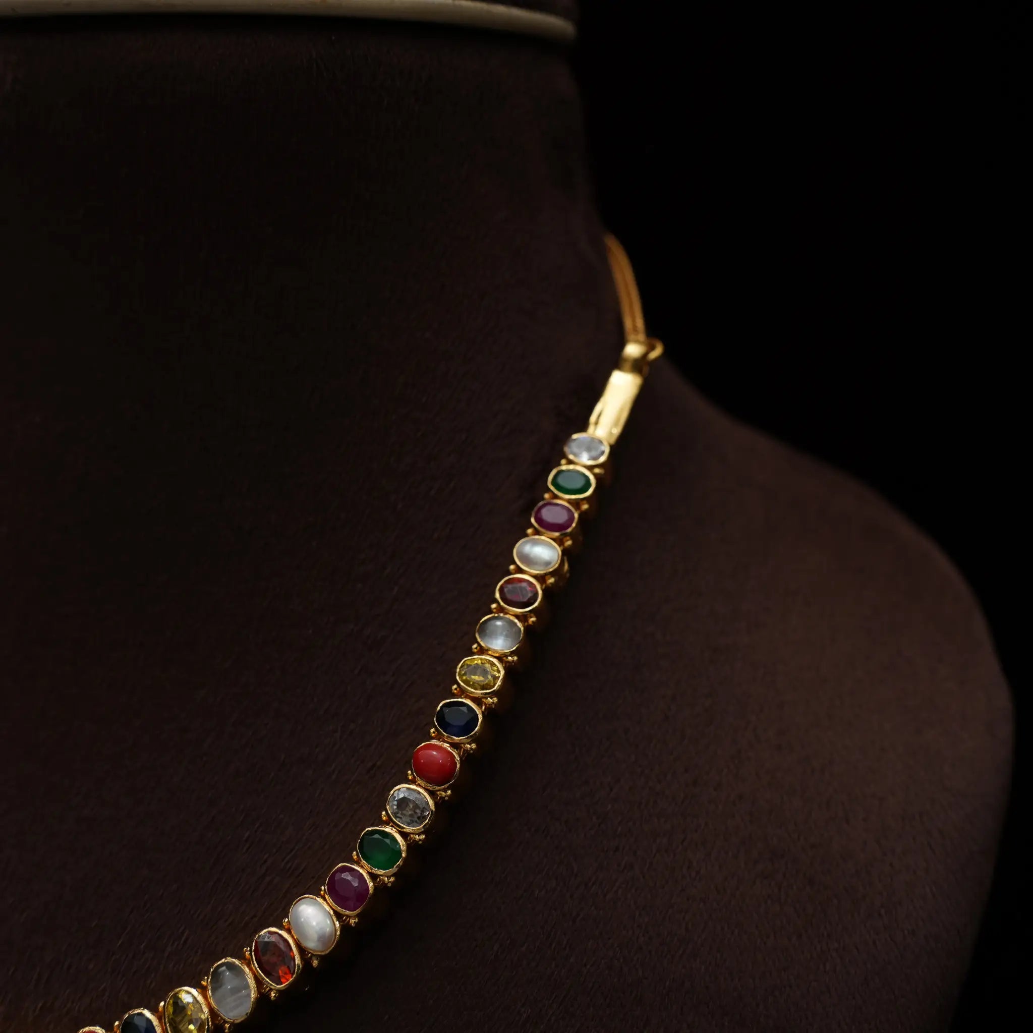 Manya Silver Reversible Necklace