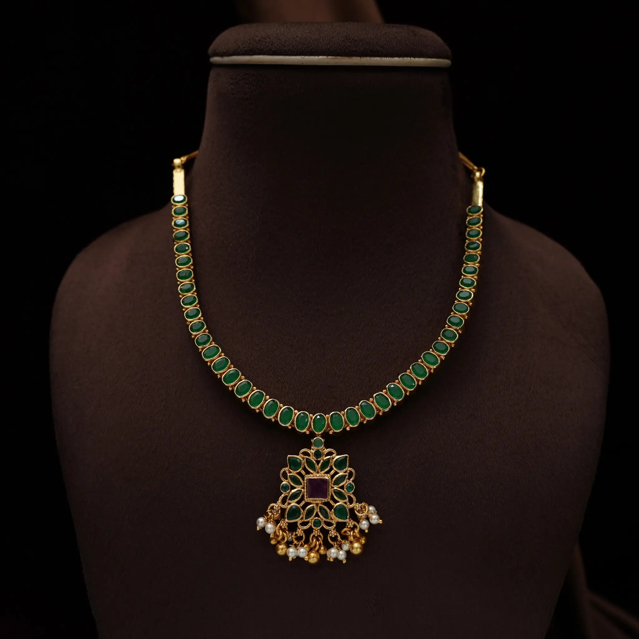 Manya Silver Reversible Necklace