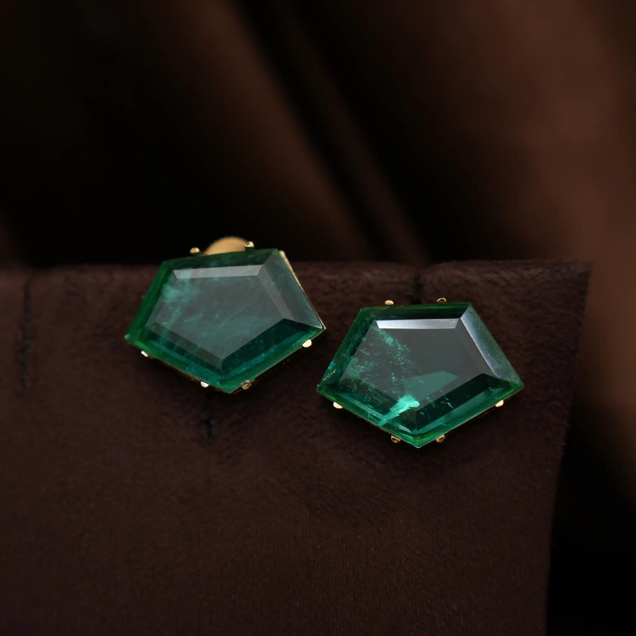 Matilda Statement Necklace - Emerald Green